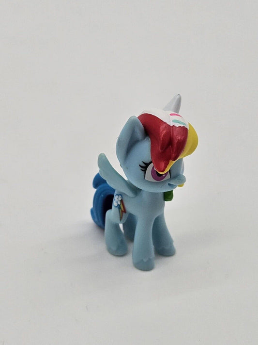 2020 My Little Pony G4.5 Unicorn Party Celebration 1.5" Rainbow Dash Figure