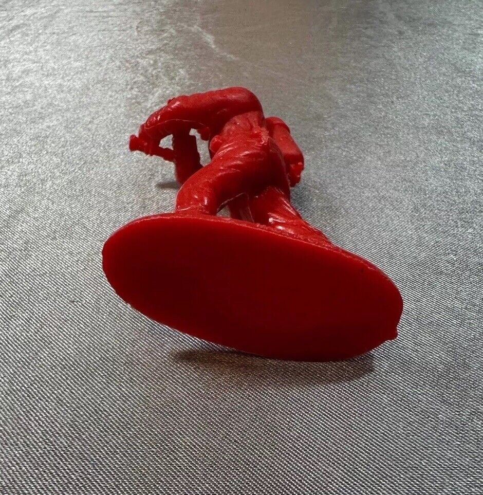 VTG Red Celluloid Plastic Rare HTF Red Fireman 4" Inch Figure VTY 003