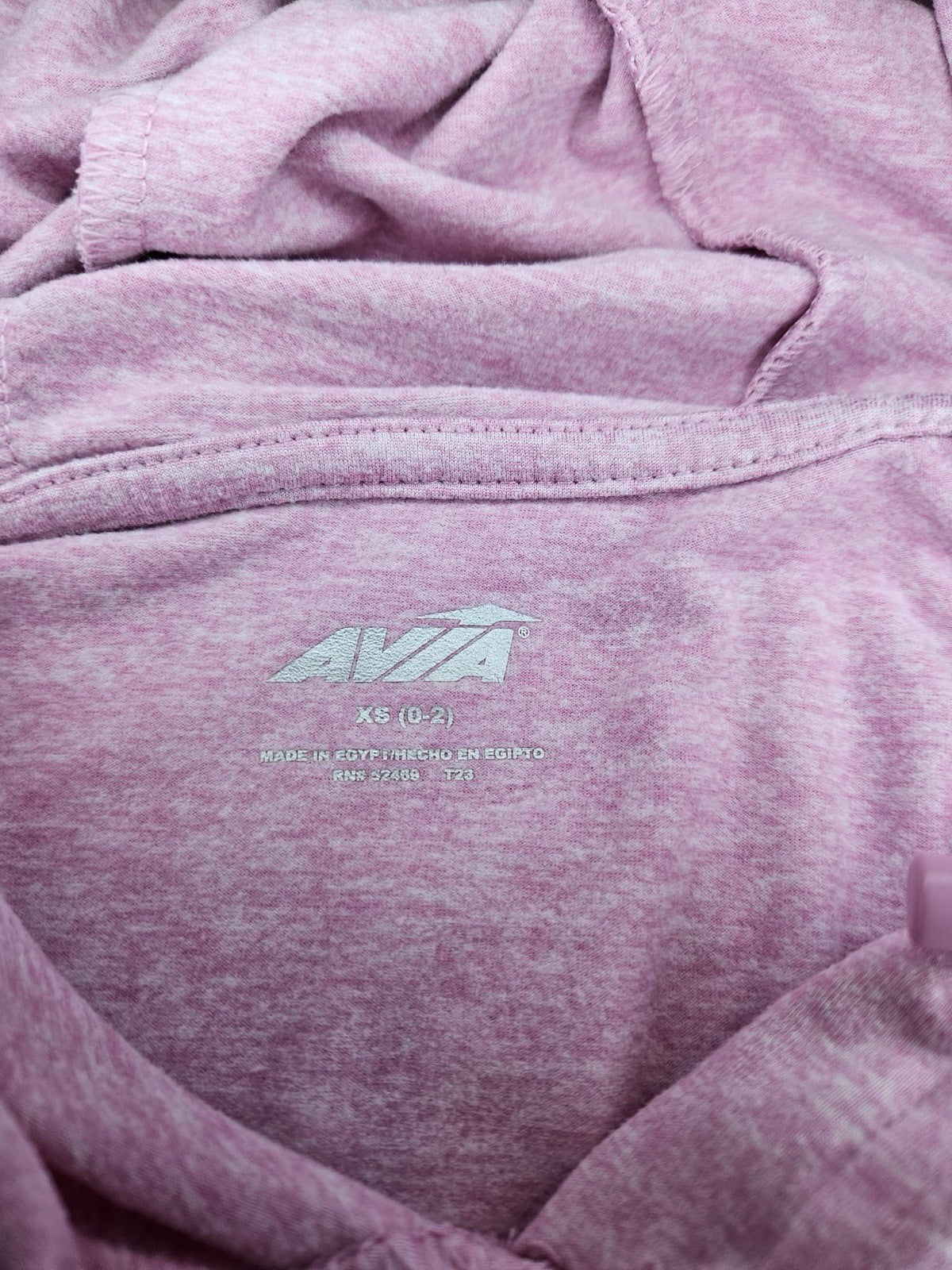 Avia Women’s Lightweight Hooded Long Sleeve Top Pink XS