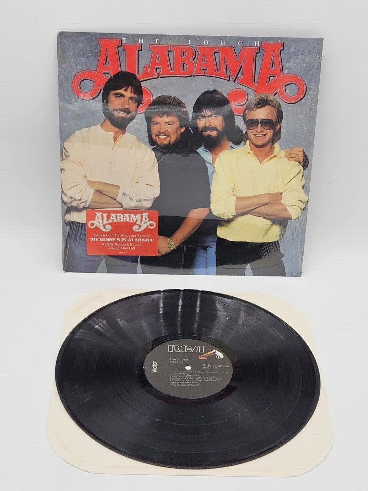 ALABAMA "The Touch" LP Original 1986 RCA 5649-R-1 First Press VG++ / EX