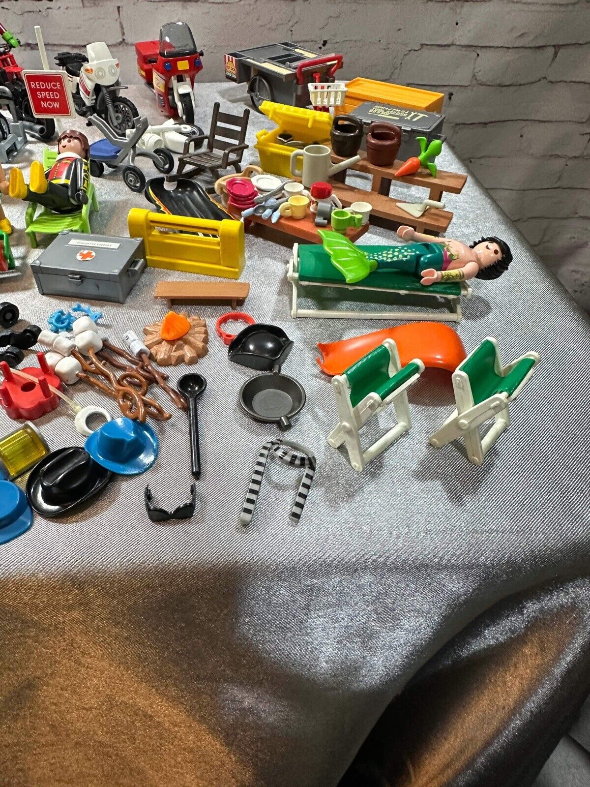 Huge Playmobil Lot of Figures & Accessories VTY