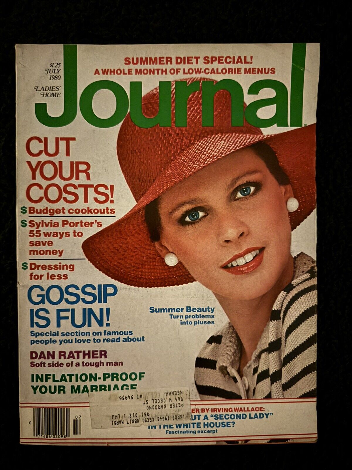 LADIES' HOME JOURNAL Magazines Lot of 2 - OCTOBER 1987 & JULY 1980