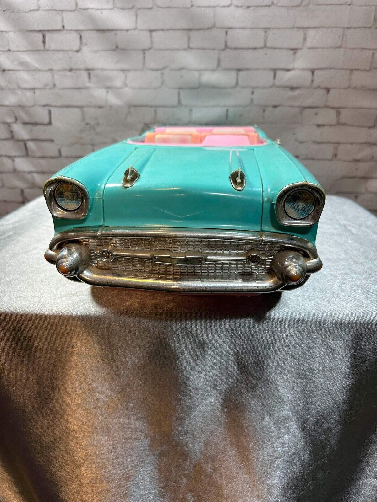 Vintage Barbie 57 Chevy Bel Air Convertible Mattel 1988 W/ Xtra Parts VTY