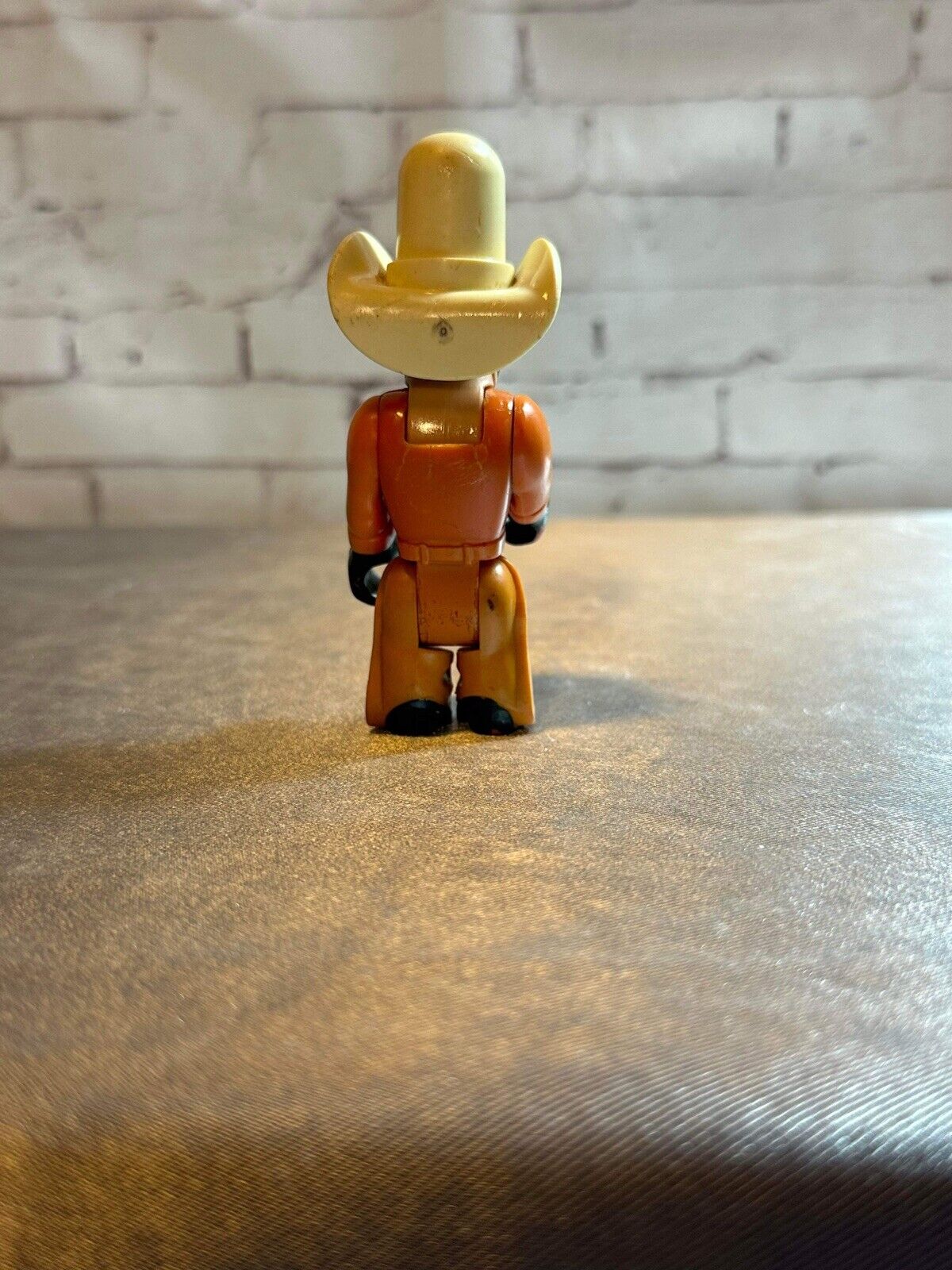 Vtg Fisher Price Husky Helpers Construction Worker & Cowboy VTY