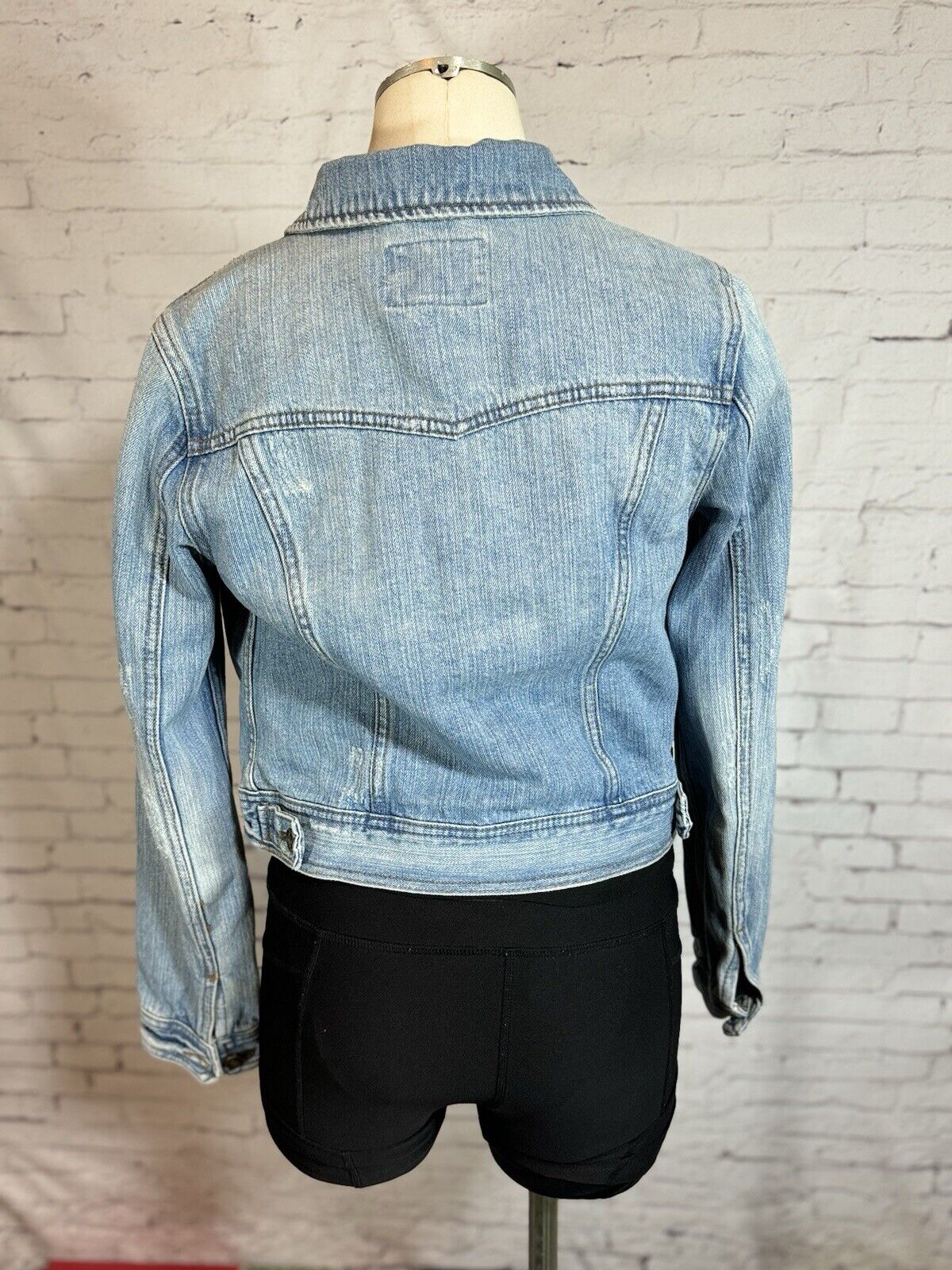 SZ SMALL “I love H81” Jean Jacket Light Denim - WCLTH 001