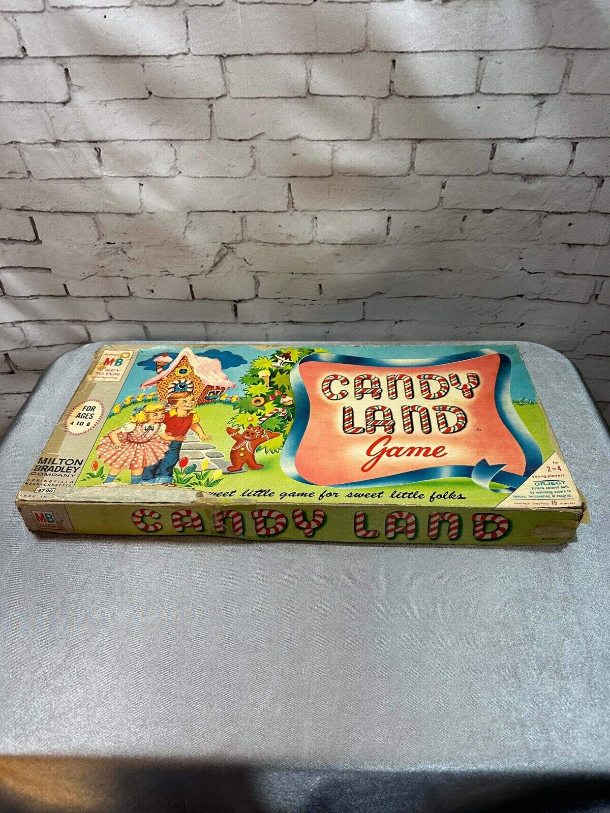 Vintage 1955 1962 CANDY LAND Board Game Complete Milton Bradley VGM