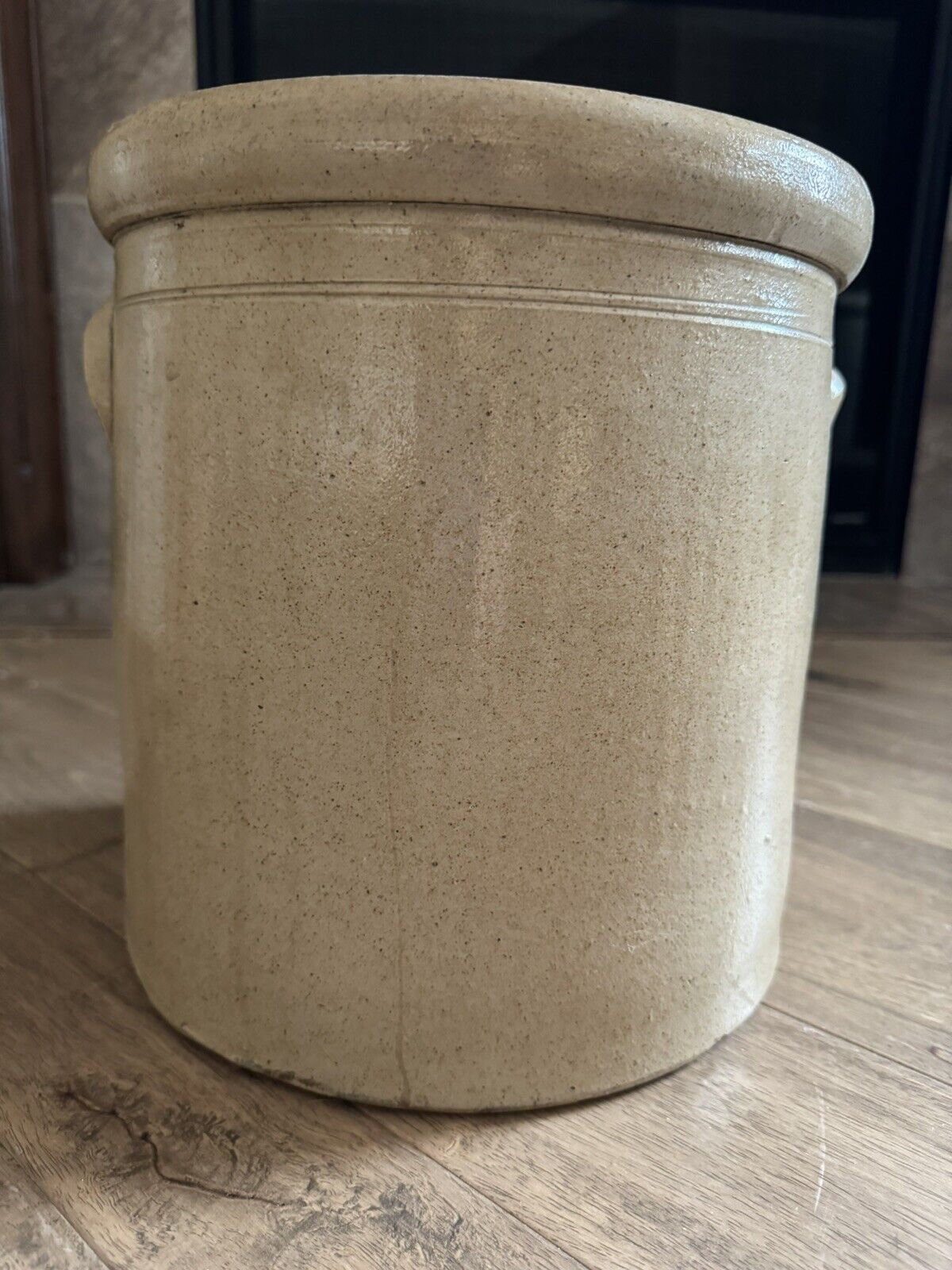 Antique Primitive 3 Gallon Red Wing? Salt Glaze Stoneware Crock