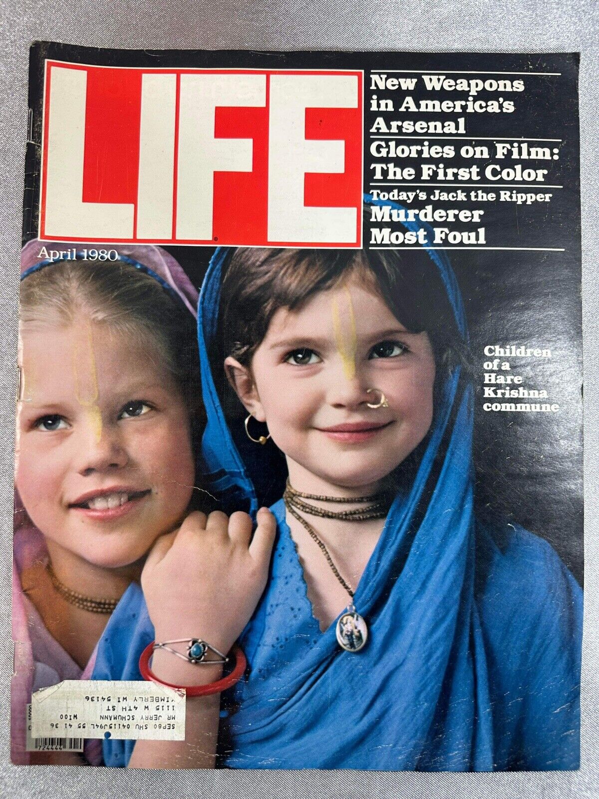 LIFE Magazine April 1980 Children Of A Hare Krishna Commune S8