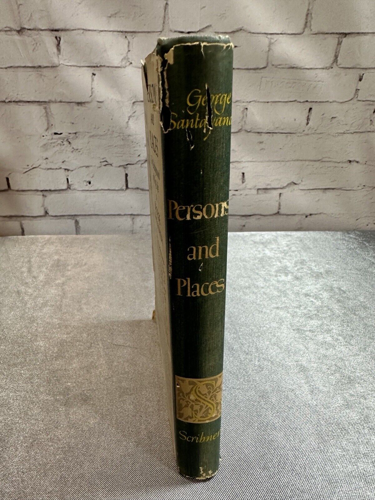 1944 Persons And Places The Background of My Life Book George Santayana VBKS