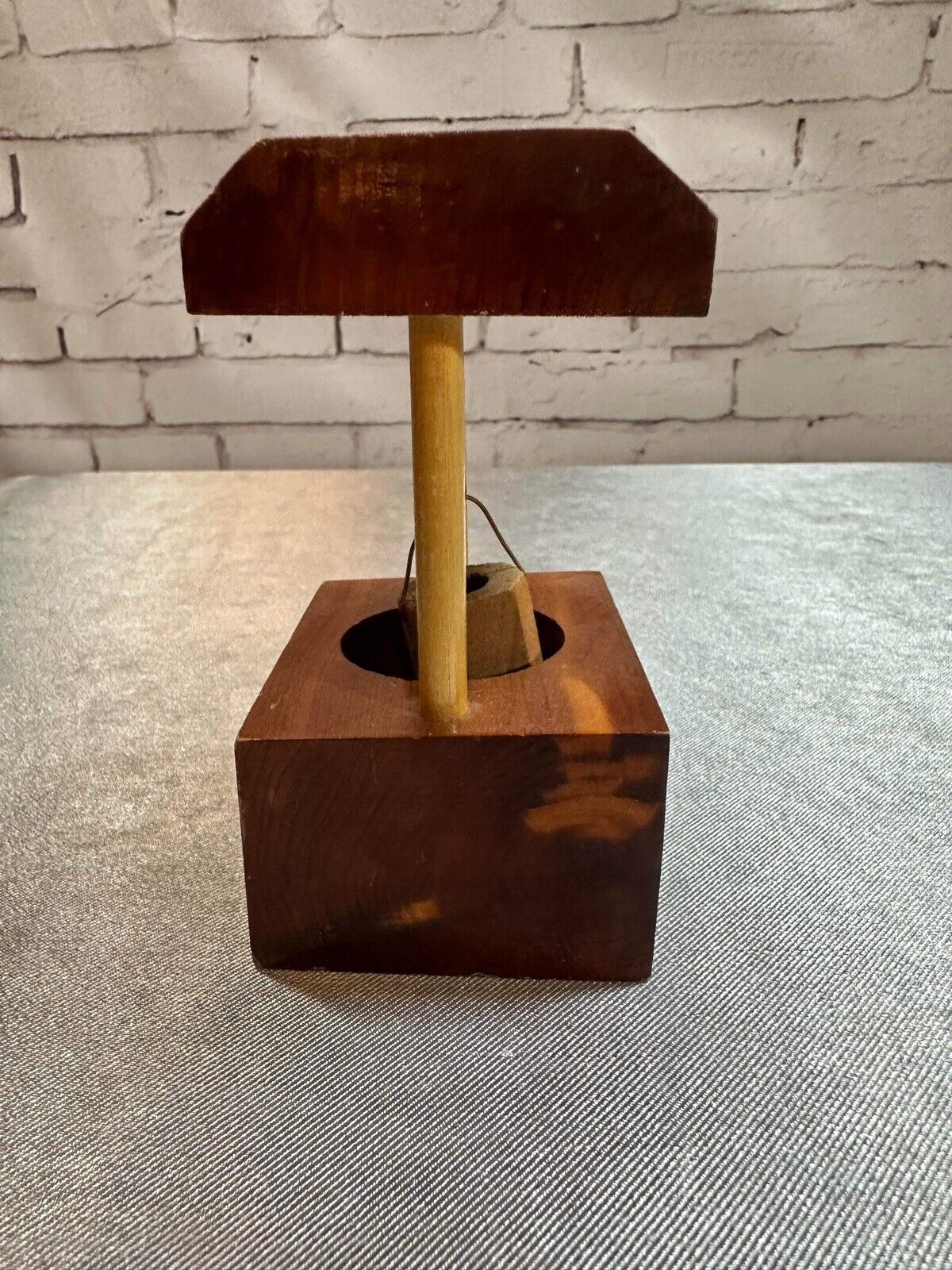 Vintage Wood Wishing Well Brewton Alabama Souvenir