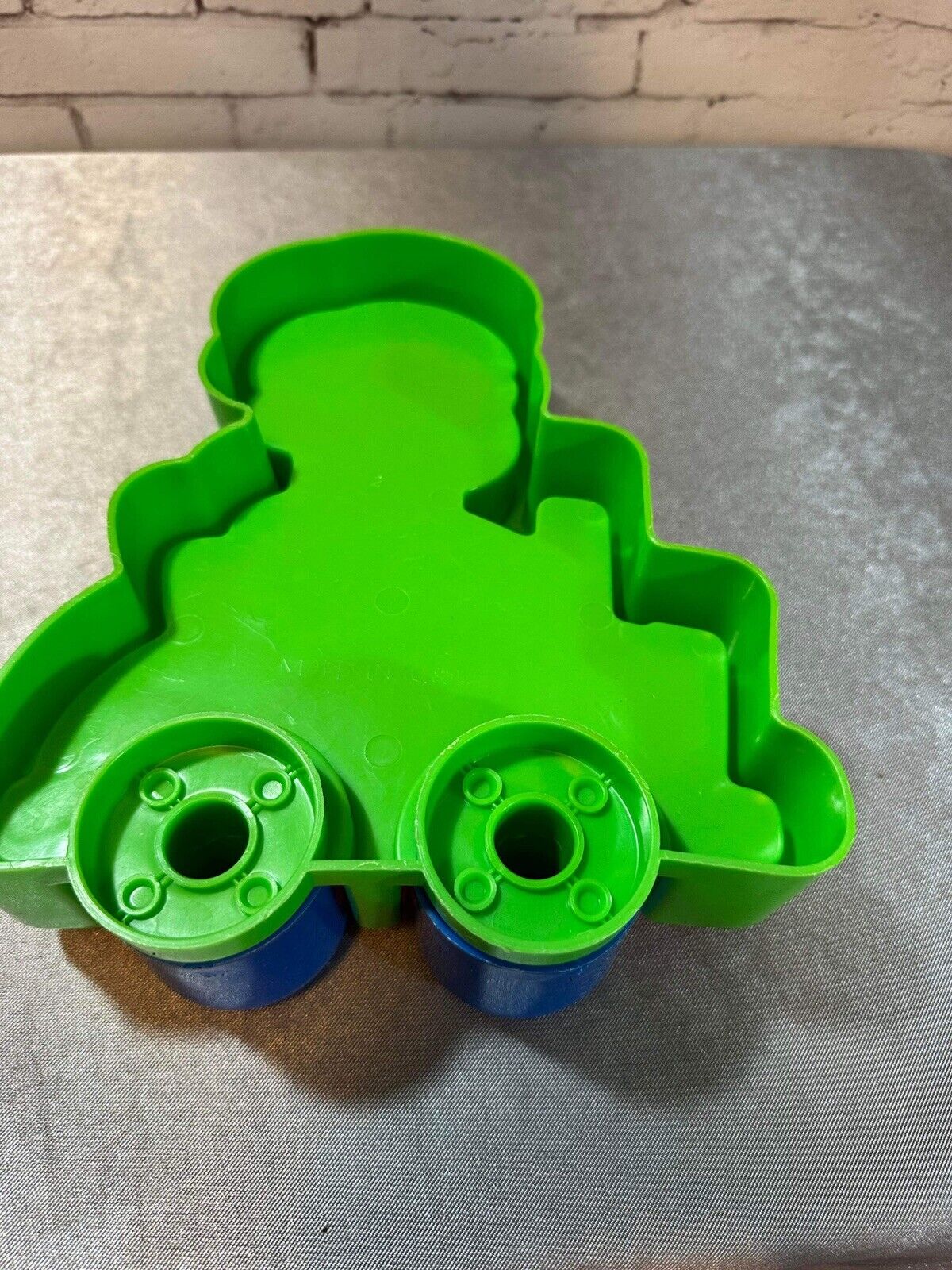 Vintage Toddler Chunky 3-D Plastic Puzzle Toy - 8 Pc Complete VTY