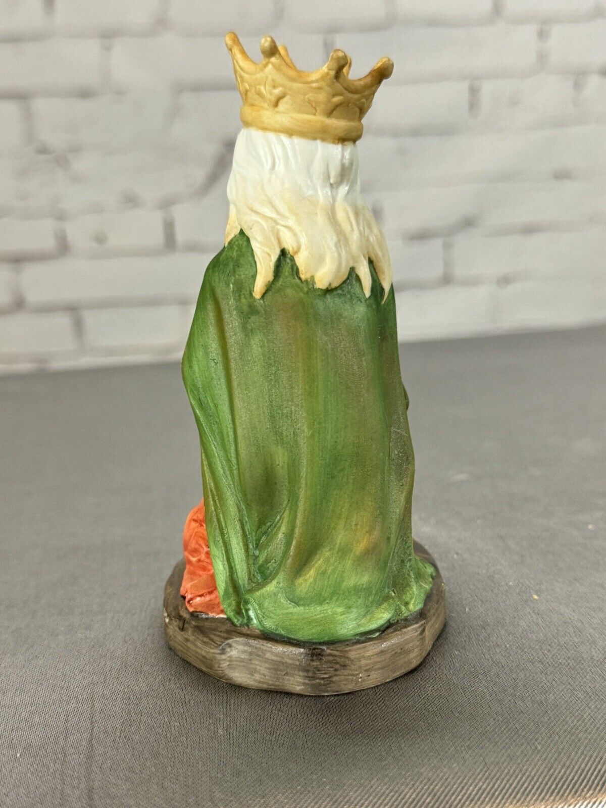 Nativity Kneeling Wise Man Vintage Porcelain Creative Art Flowers Inc Gift VFG