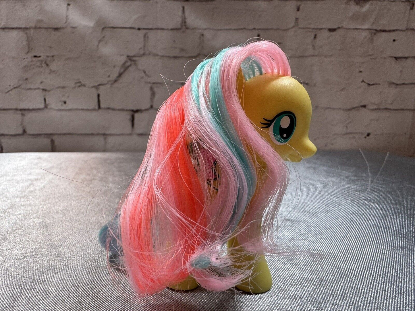 Rainbow Power Shutterfly 3" MPL my Little Pony G4 Hasbro 2010 Brushable