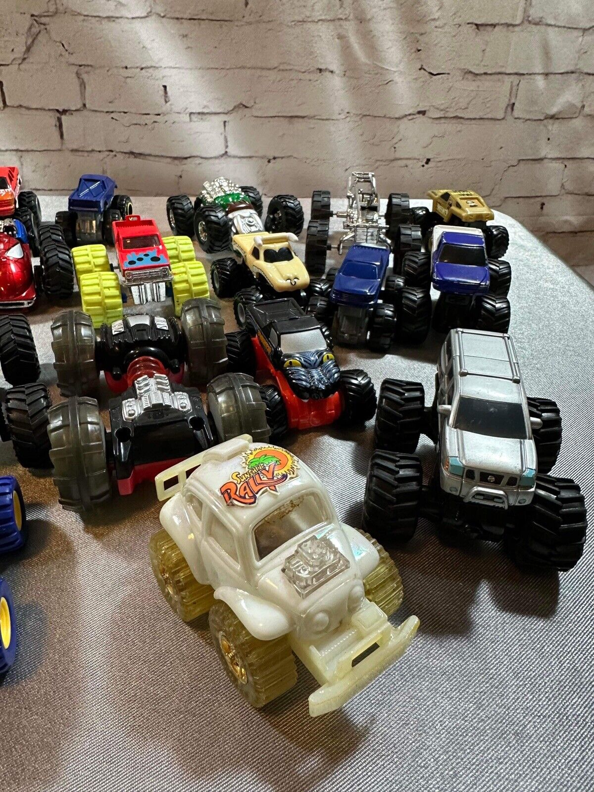 Vintage Lot Of 24 Monster Toy Trucks - Various Brands & Years VTY
