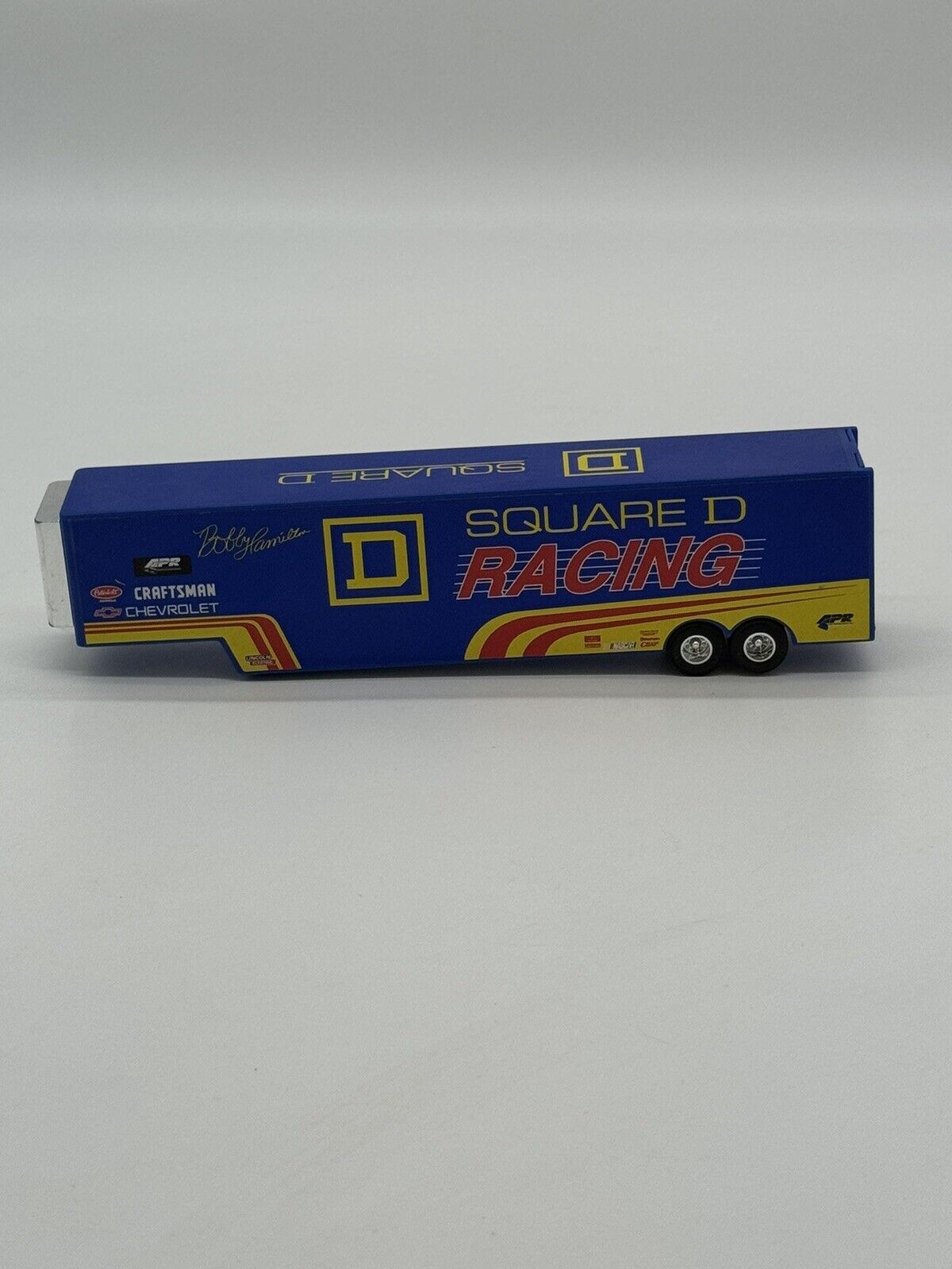 Vintage 2001 Bobby Hamilton 1:64 Square D Nascar Team Hauler