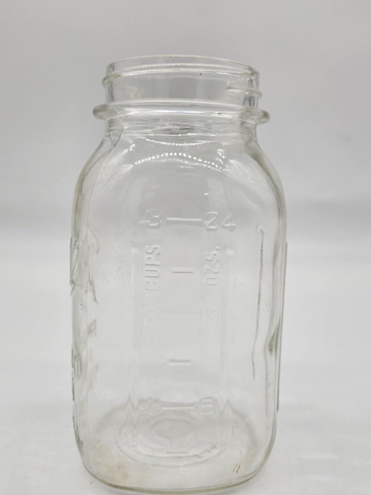 Ball Perfect Mason Vintage 1 Quart Regular Mouth Clear Glass Canning Jar 17B