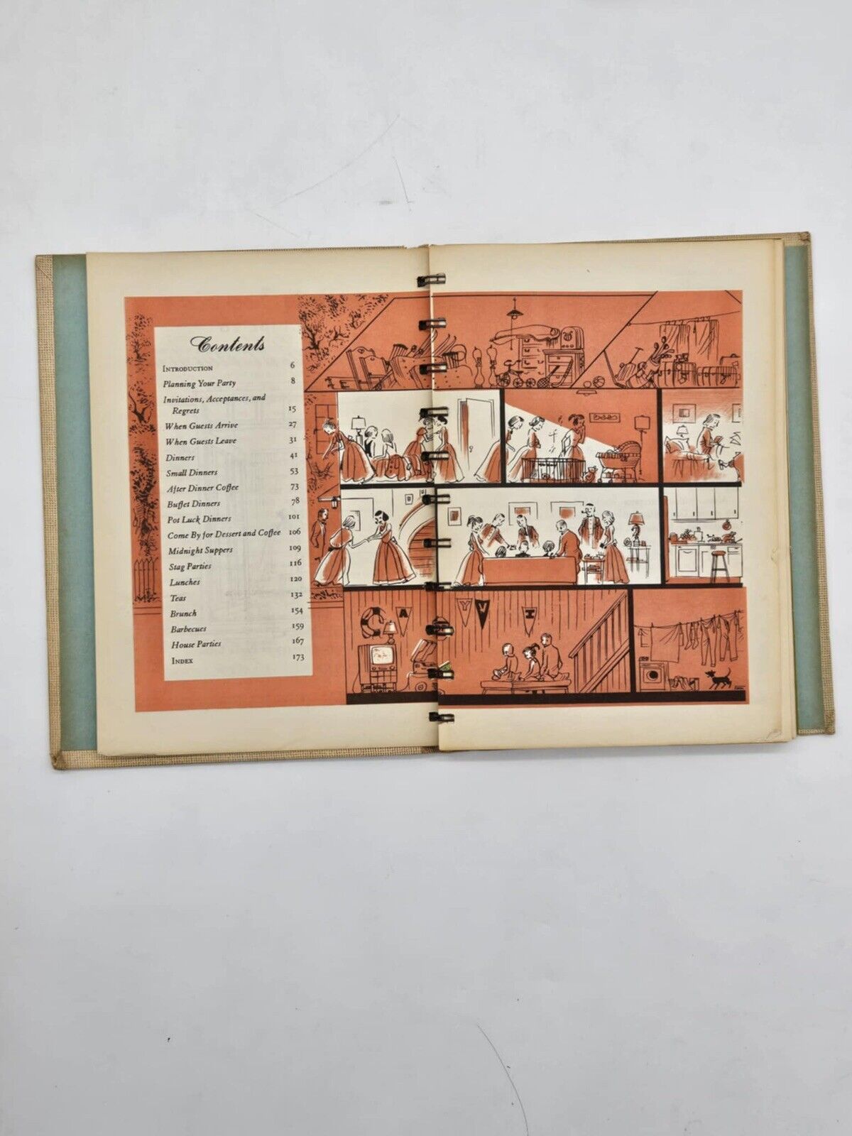 1960 MCM 1st Edition 1st Printing Betty Crocker Party Book Great Shape