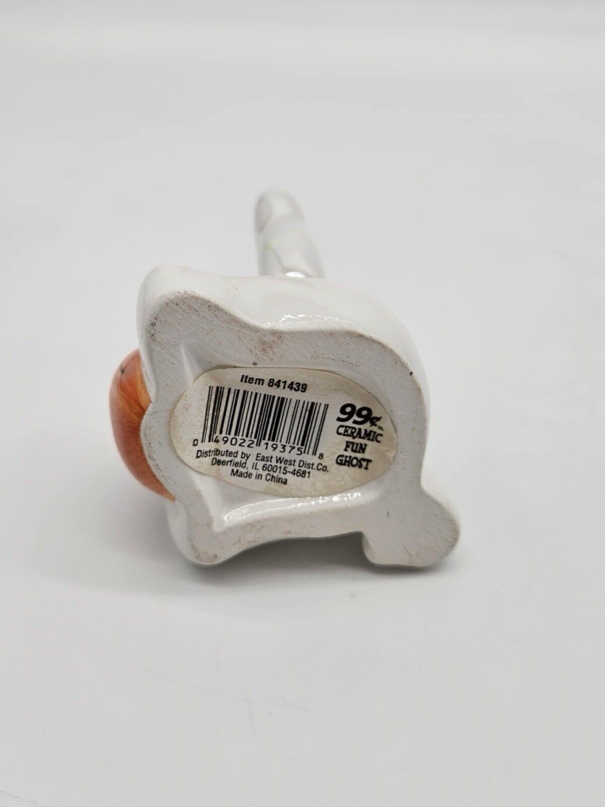 Adorable Porcelain Halloween White Funny and Playful Ghost 3-4” Figurine