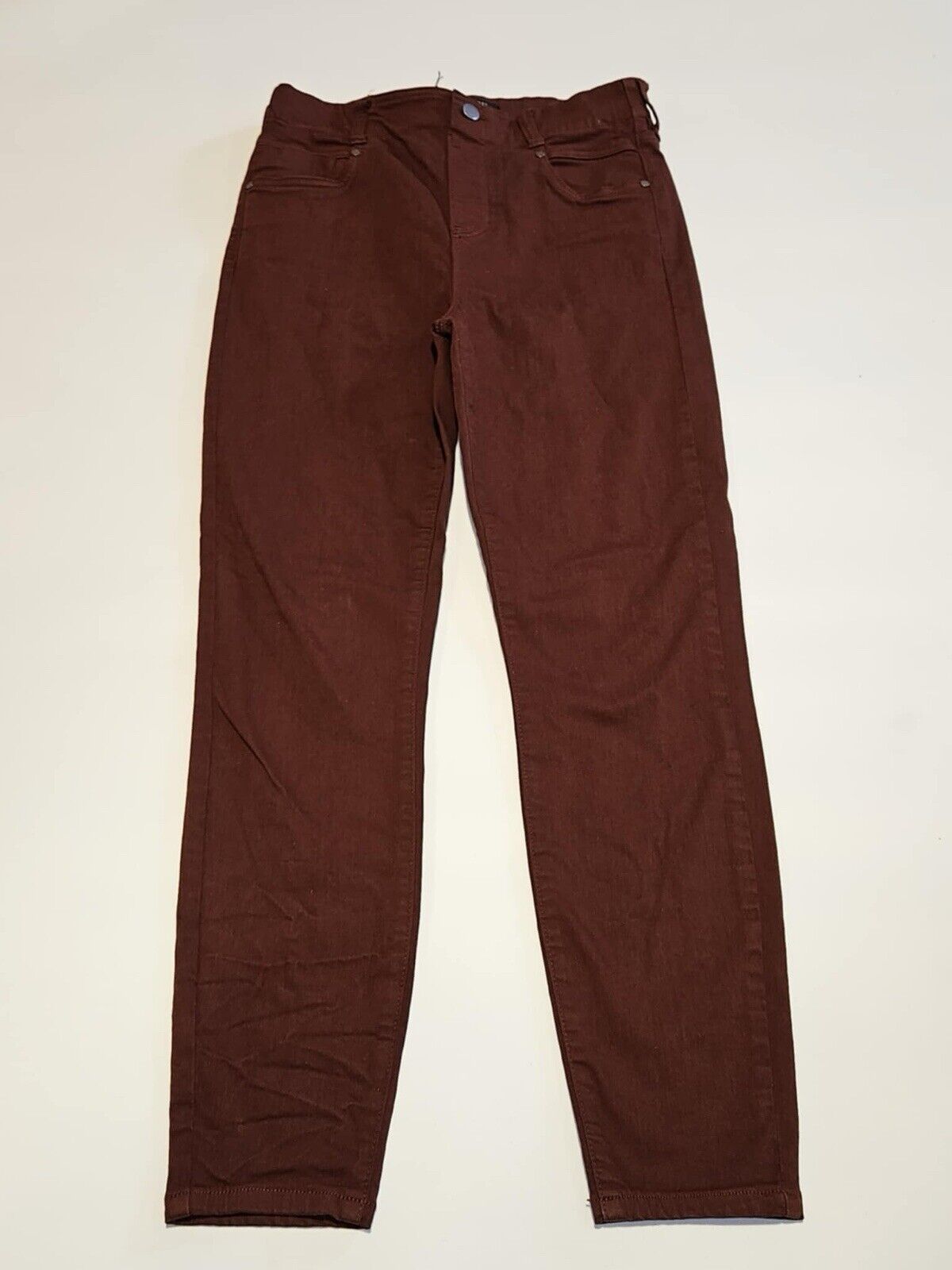 Liverpool Gia Glider Pull-On Skinny Jean Brunette Pants Sz 6/28 WCLTH