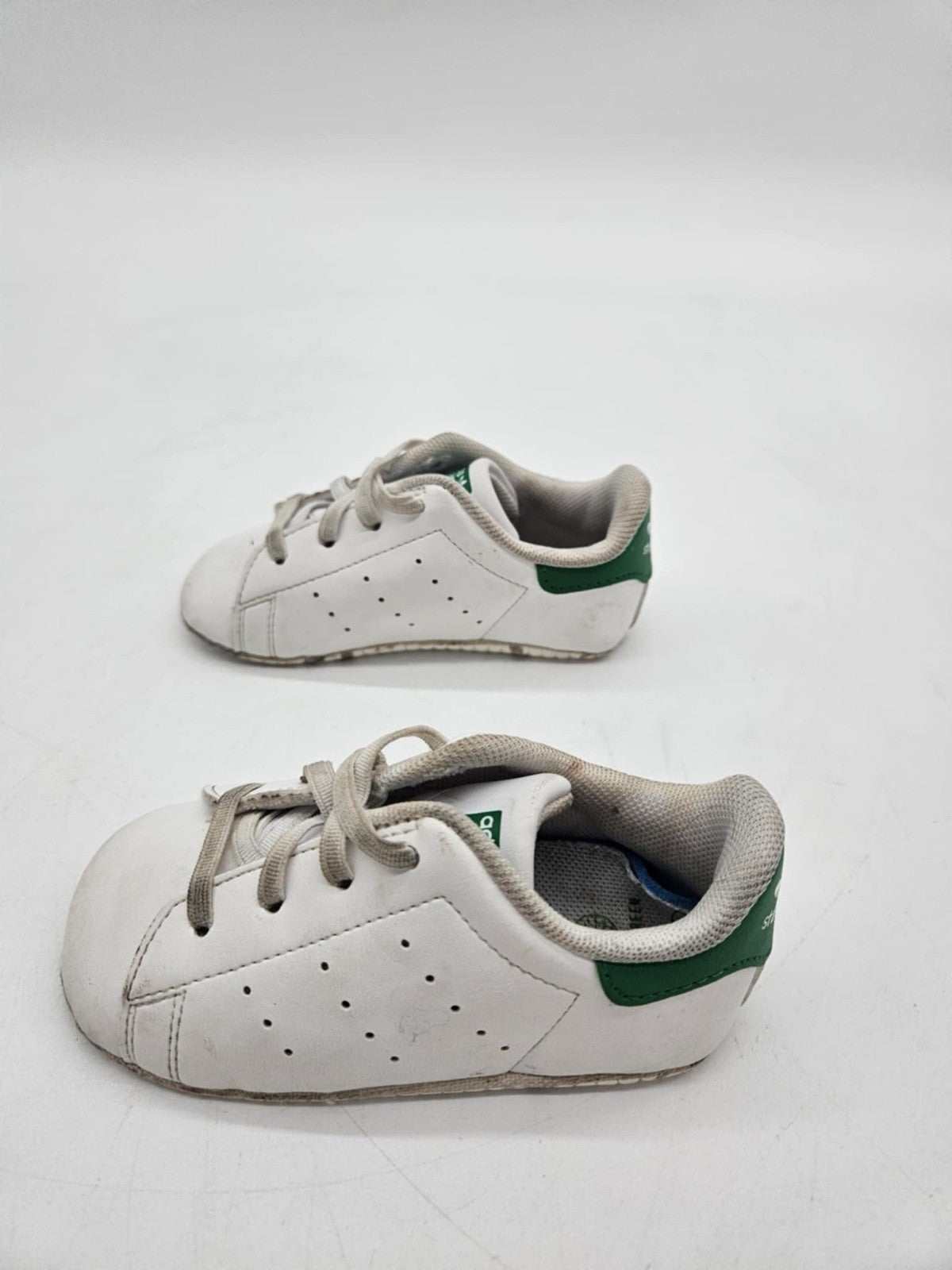 Adidas Toddler White And Green Stan Smith Sz 4 Toddler
