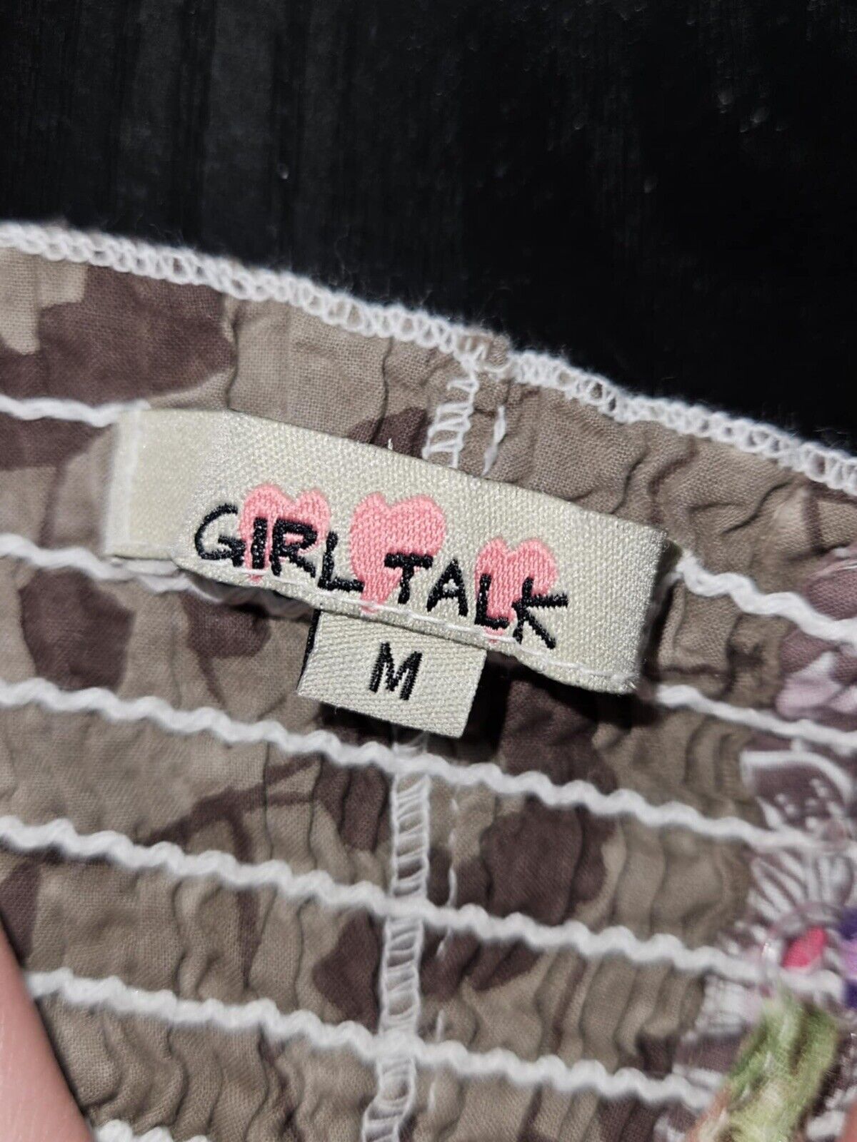 Multicolor Patchwork Dress By Girl Talk Sz M