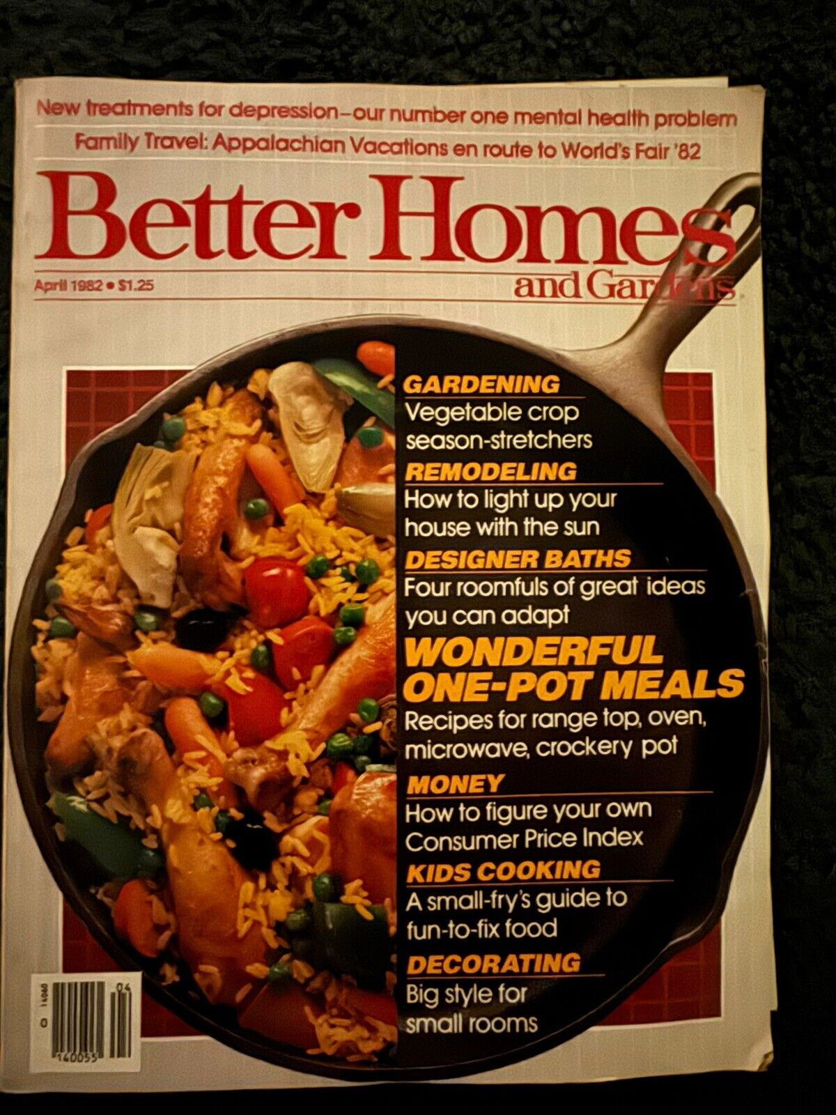Vintage 1980's Better Homes and Gardens Magazines Lot of 9 Recipes - Adverising