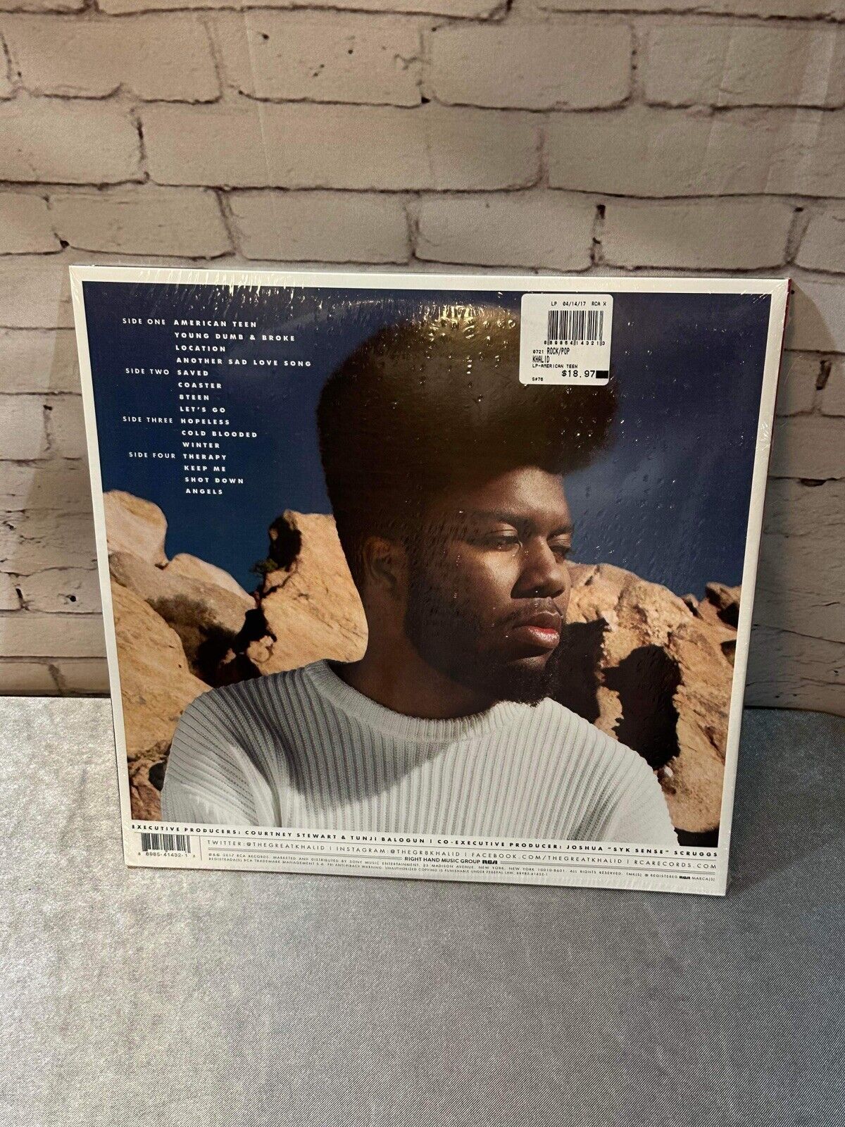 KHALID (2 LP's)-American Teen Vinyl LP-Brand New-Still Sealed