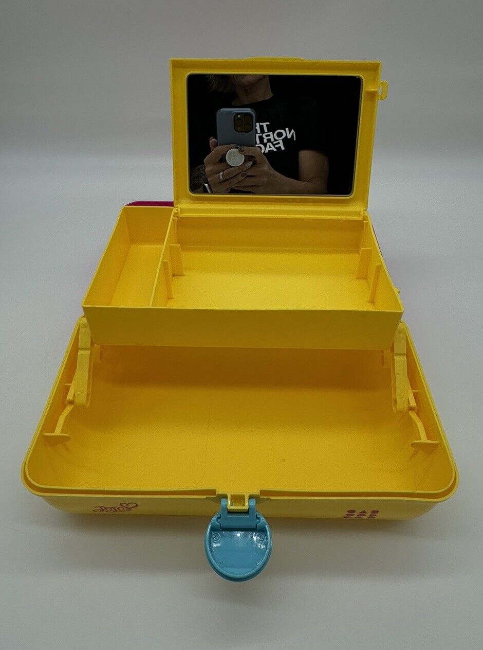 On-the-go girl JoJo Siwa Caboodle yellow pink unicorn makeup storage