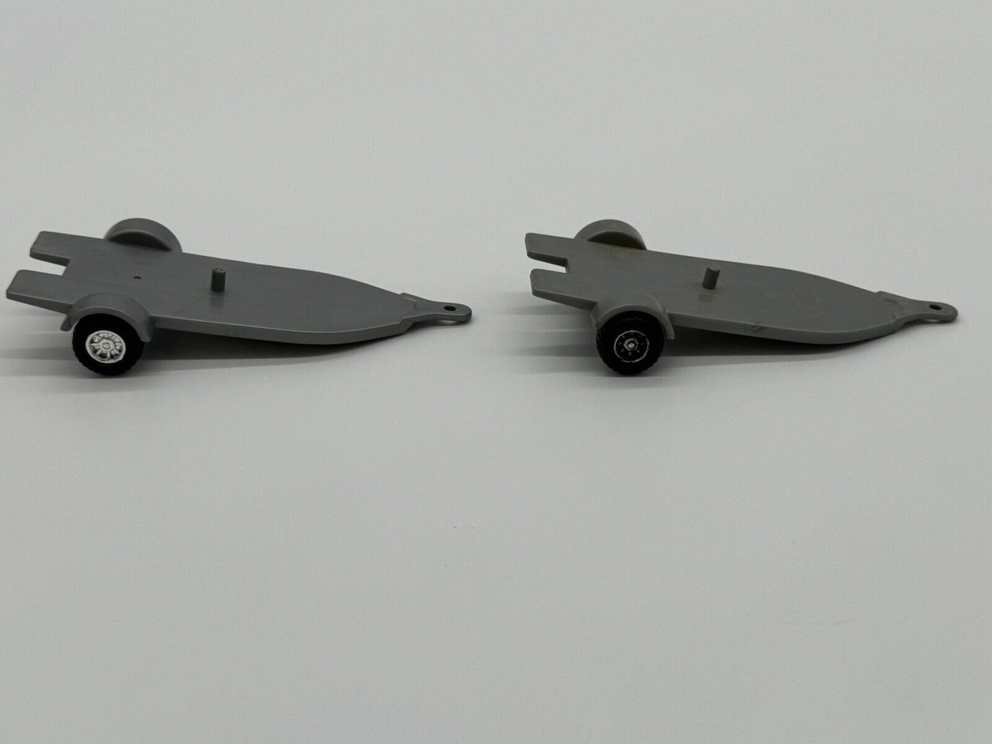 Lot of 2 Vintage Nylint Plastic Grey Trailers 1980s