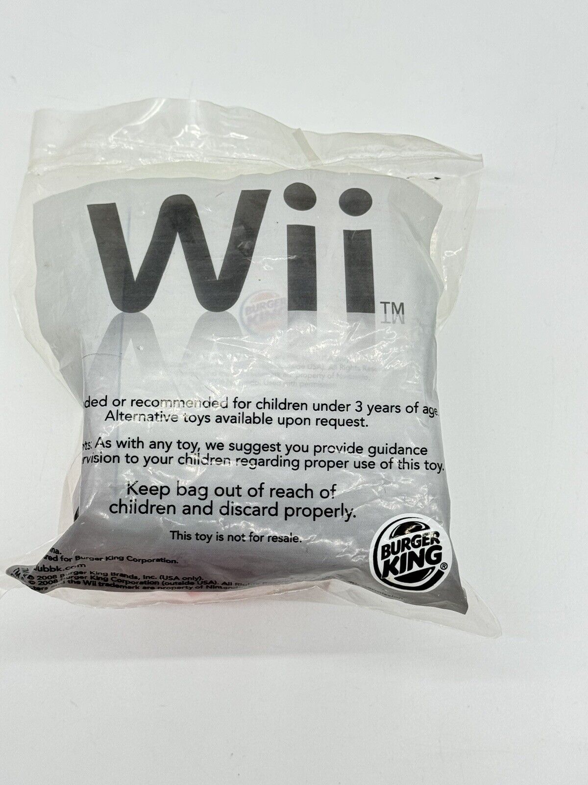 2008 Burger King Toy Nintendo Wii Yoshi Mario Kart Toy in Package