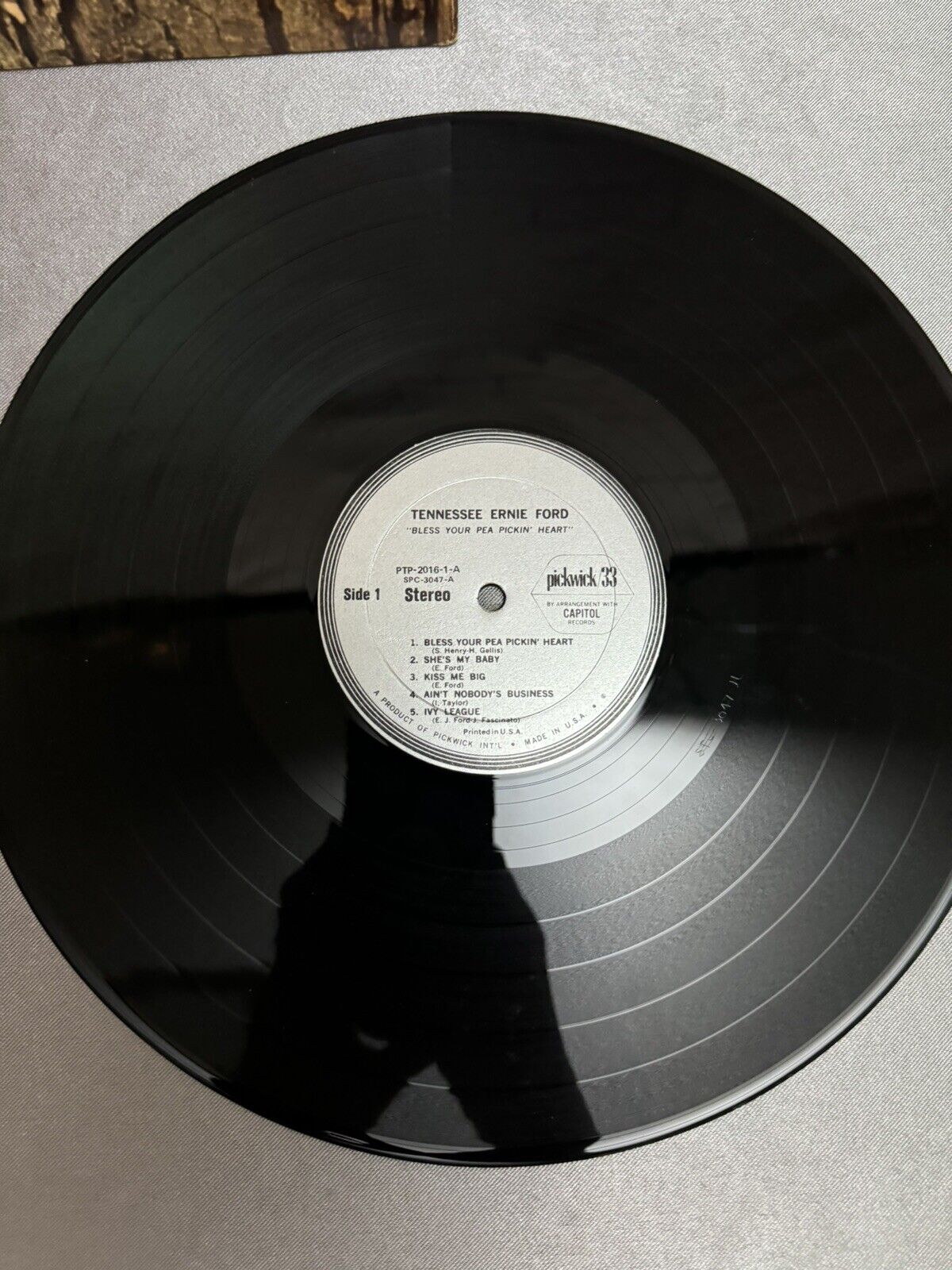 Tennessee Ernie Ford Vinyl - I Love You So Much It Hurts Me - Pickwick 1967