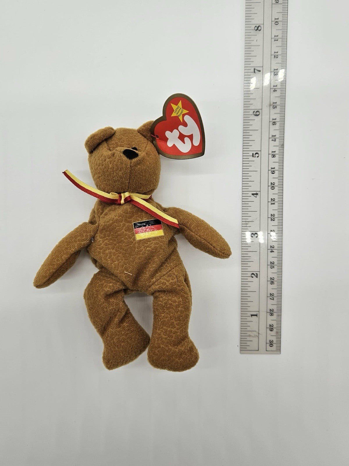 Ty Beanie Baby Germania 1999 Brown Bear Plush Doll Toy With Tag