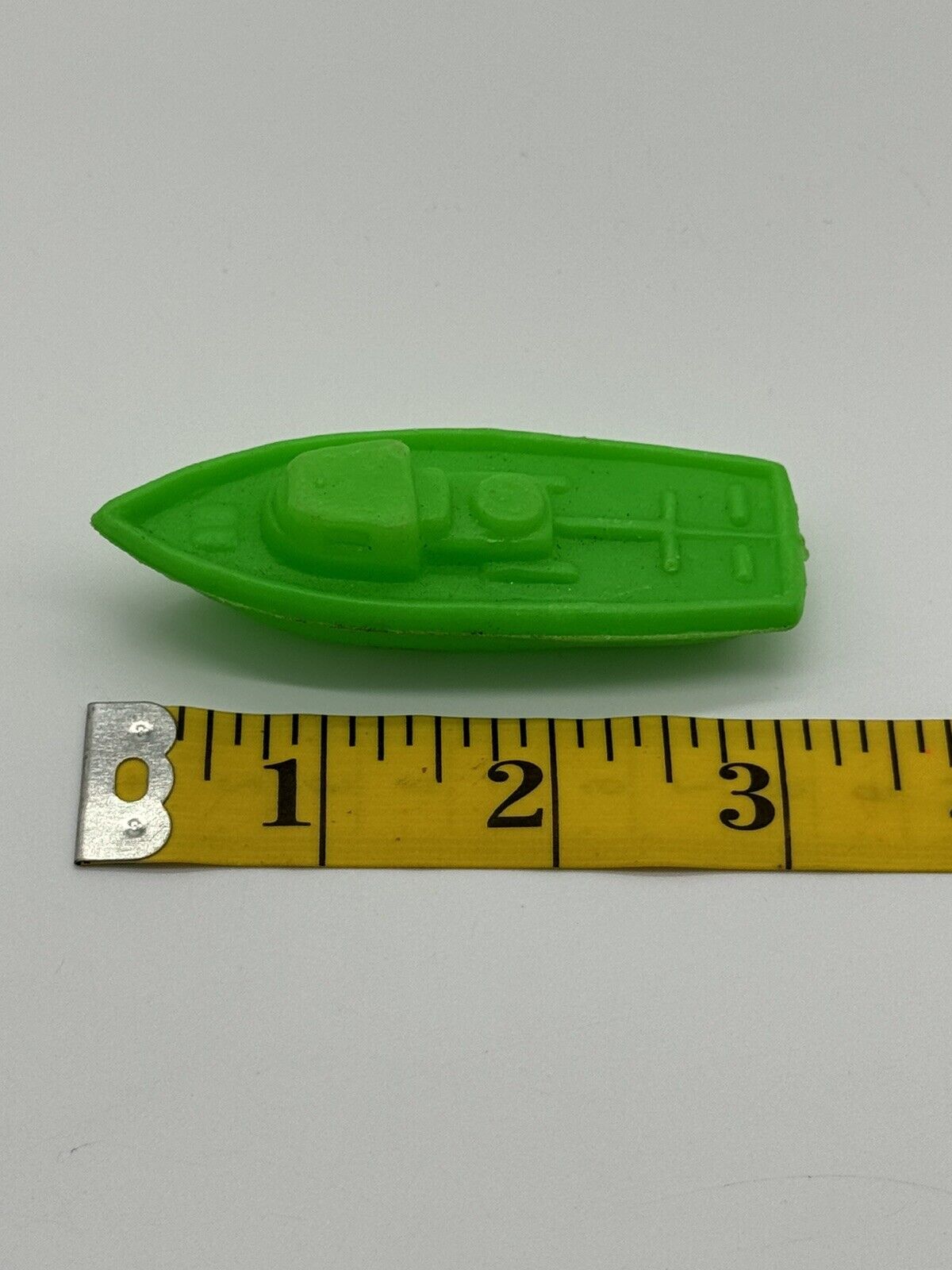 Vintage Blow Mold Plastic Green Boat VTY