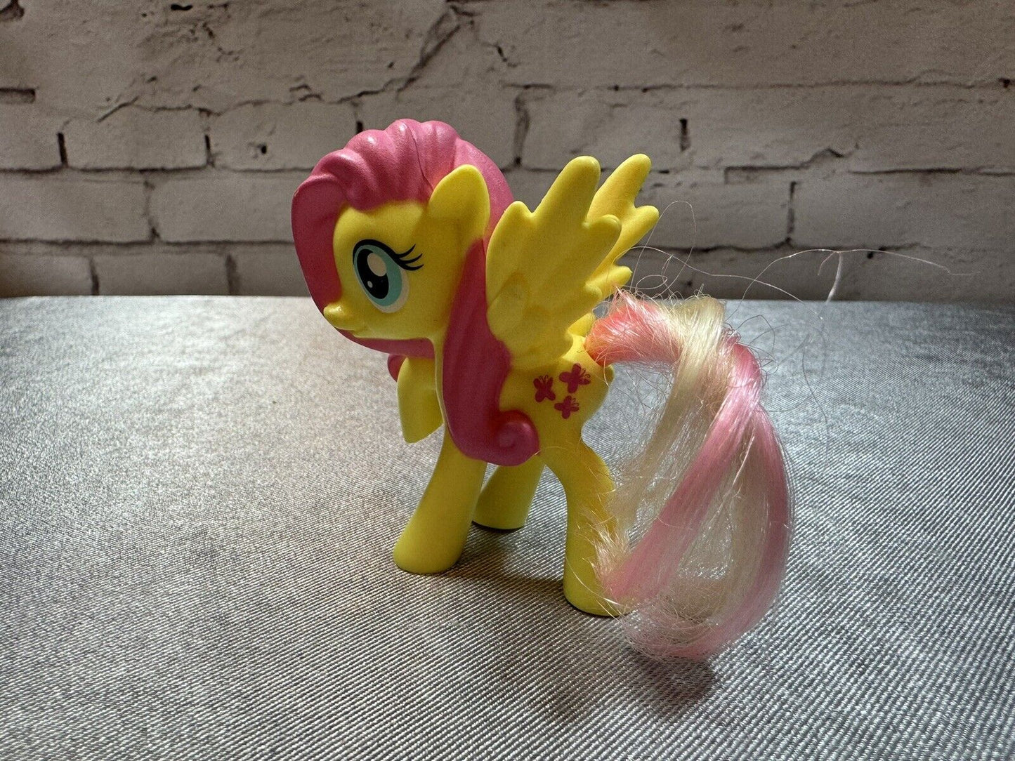 2014 Hasbro My Little Pony Fluttershy Mini 3” Figure Yellow Pony Pegasus VCTY