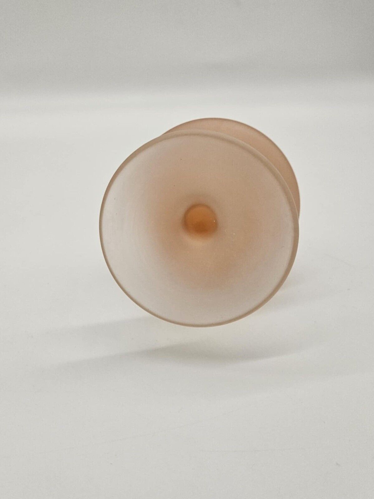 Vintage Pink Pastel Frosted Glass Vase Jug Mid Century Design Empoli VHD