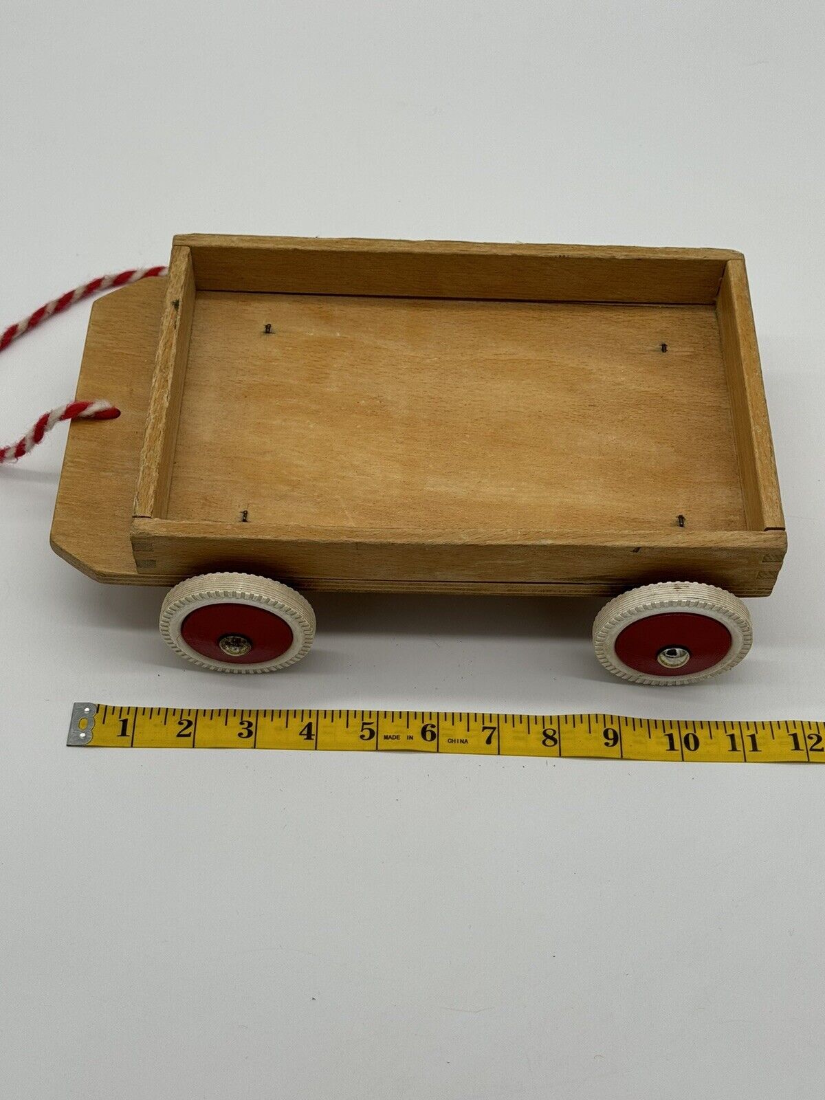Lot of 2 Vintage 1950s Wooden Wagon Wheels Excellent Condition VTY 005