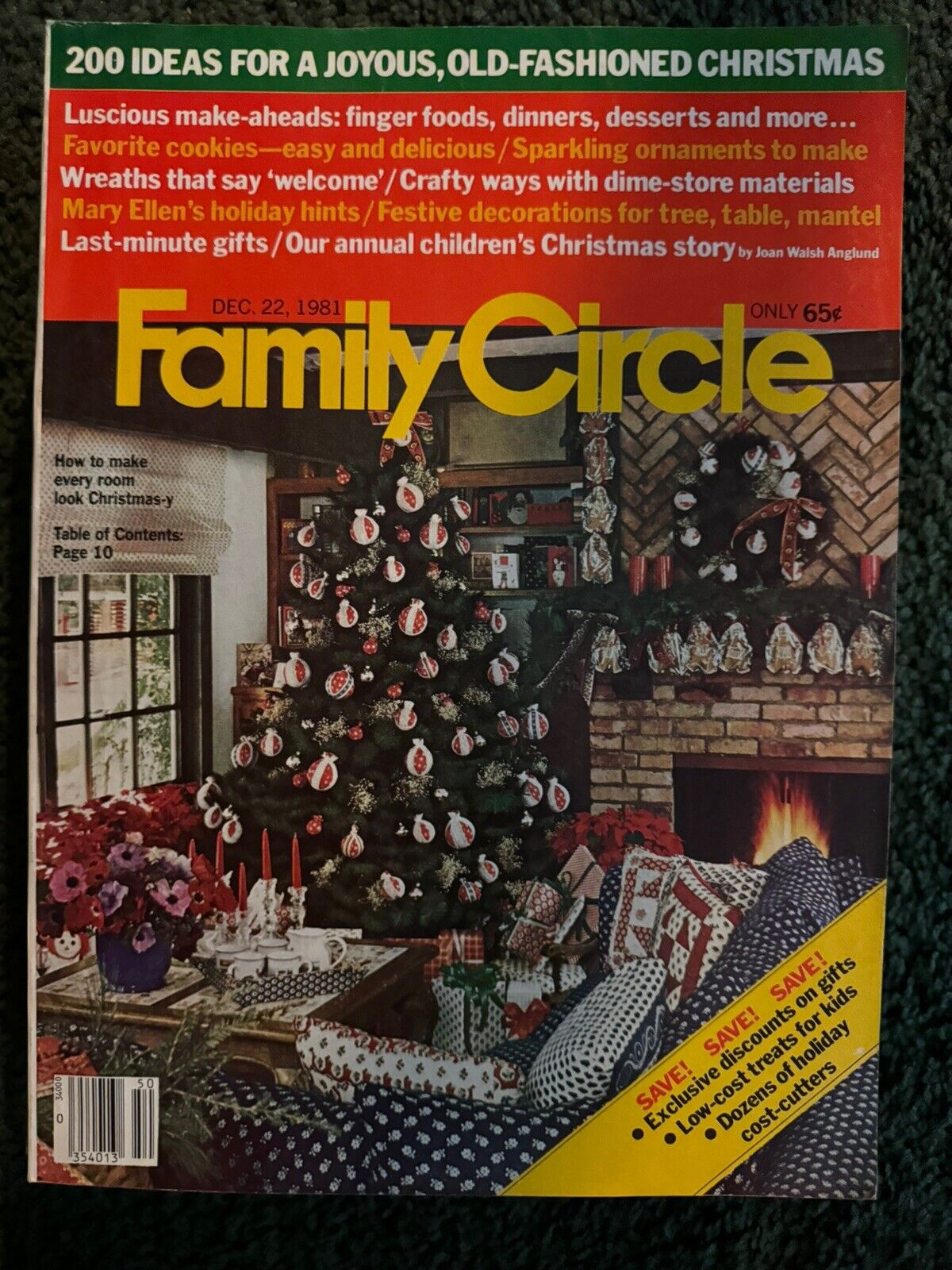 Family Circle magazine lot - Early 1980's lot of 9 - Vintage Back Issue