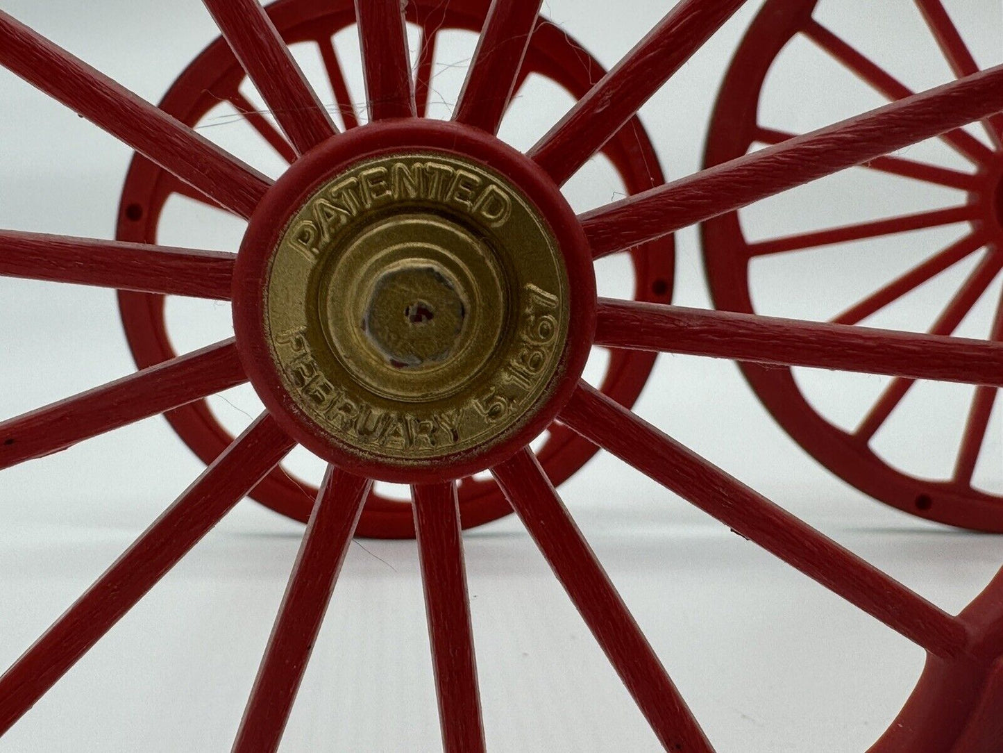 WHEELS ONLY for Vintage 1970s JIM BEAM 1867 Mississippi Fire Engine No. 313 006