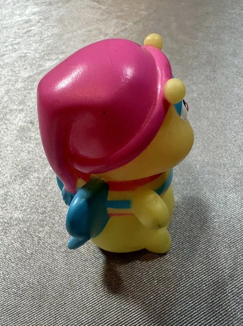 Vintage GLO WORM BUG Friends Finger Puppet 1985 Hasbro Glow In The Dark VTY