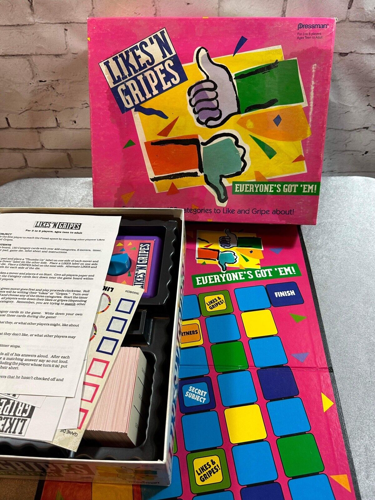 VINTAGE Likes 'N Gripes Everyone's Got 'Em! GAME VGM