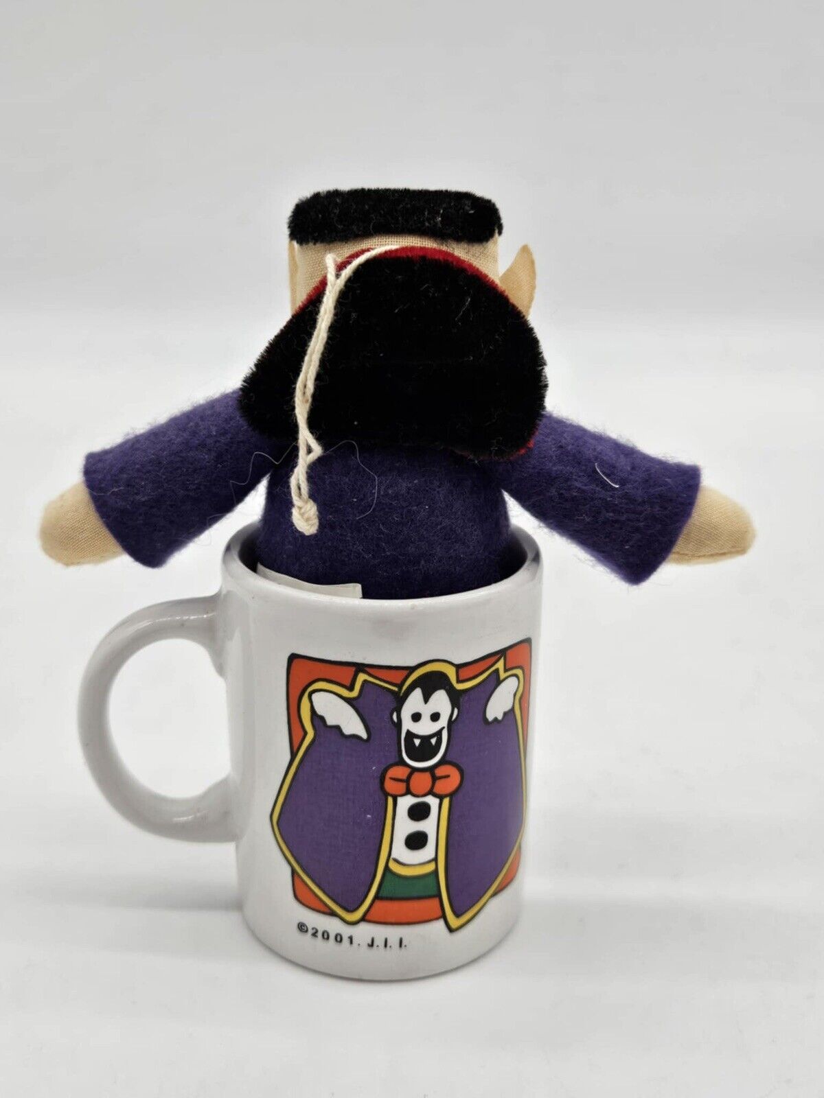 ADORABLE Vintage Dracula Coffee Cup w/ Plush Dracula