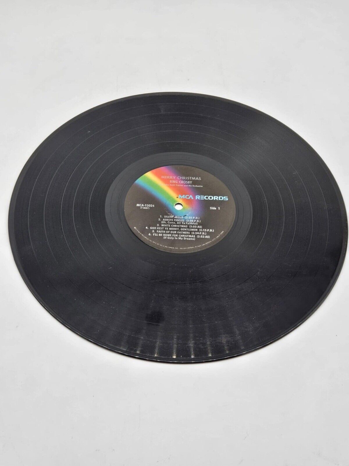 Bing Crosby Merry Christmas Bing LP MCA Records (MCA-15024) 1980 pressing