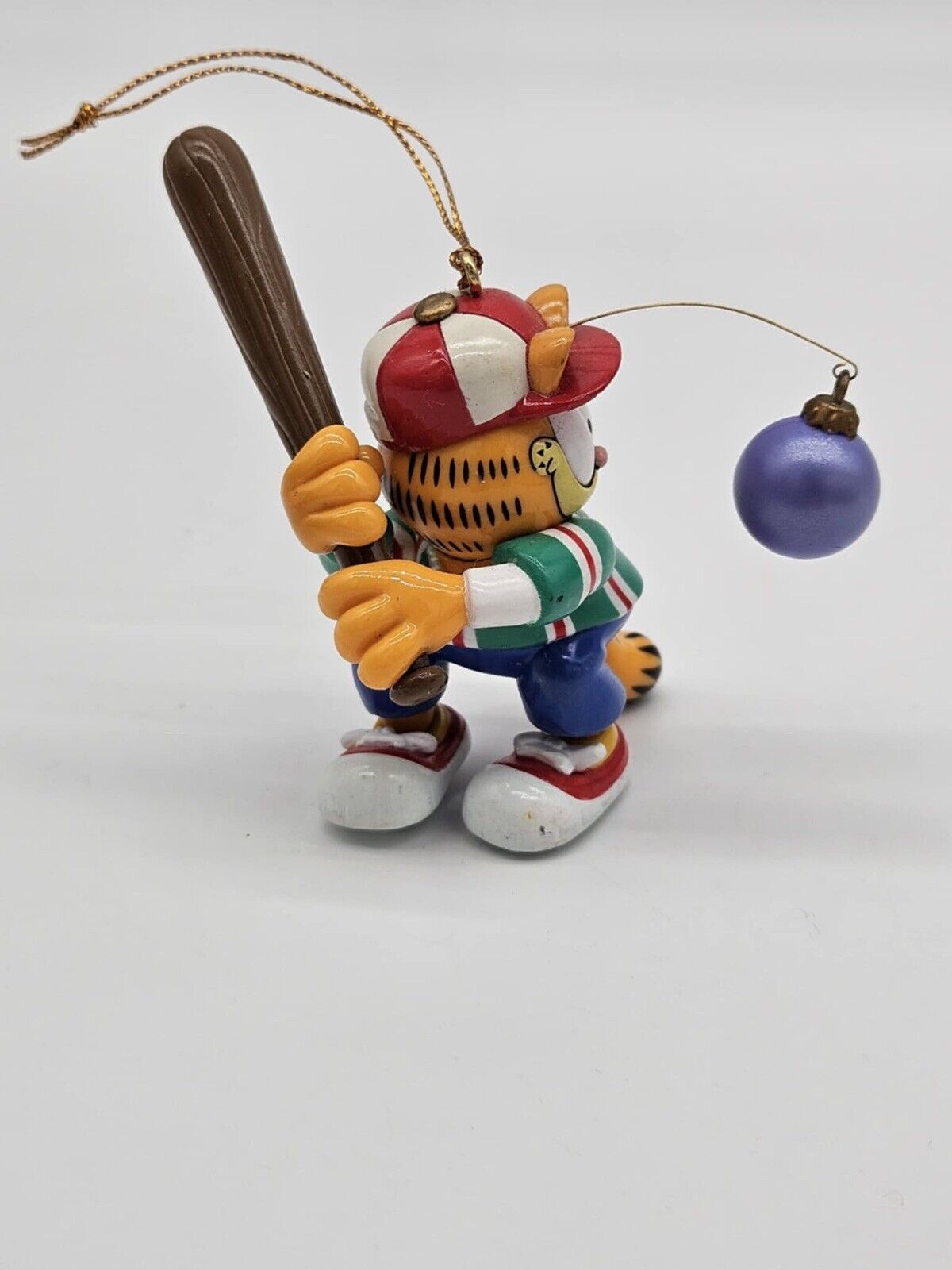 1996 20th Year Garfield Baseball Christmas Ornament Paws Trim-A-Tree