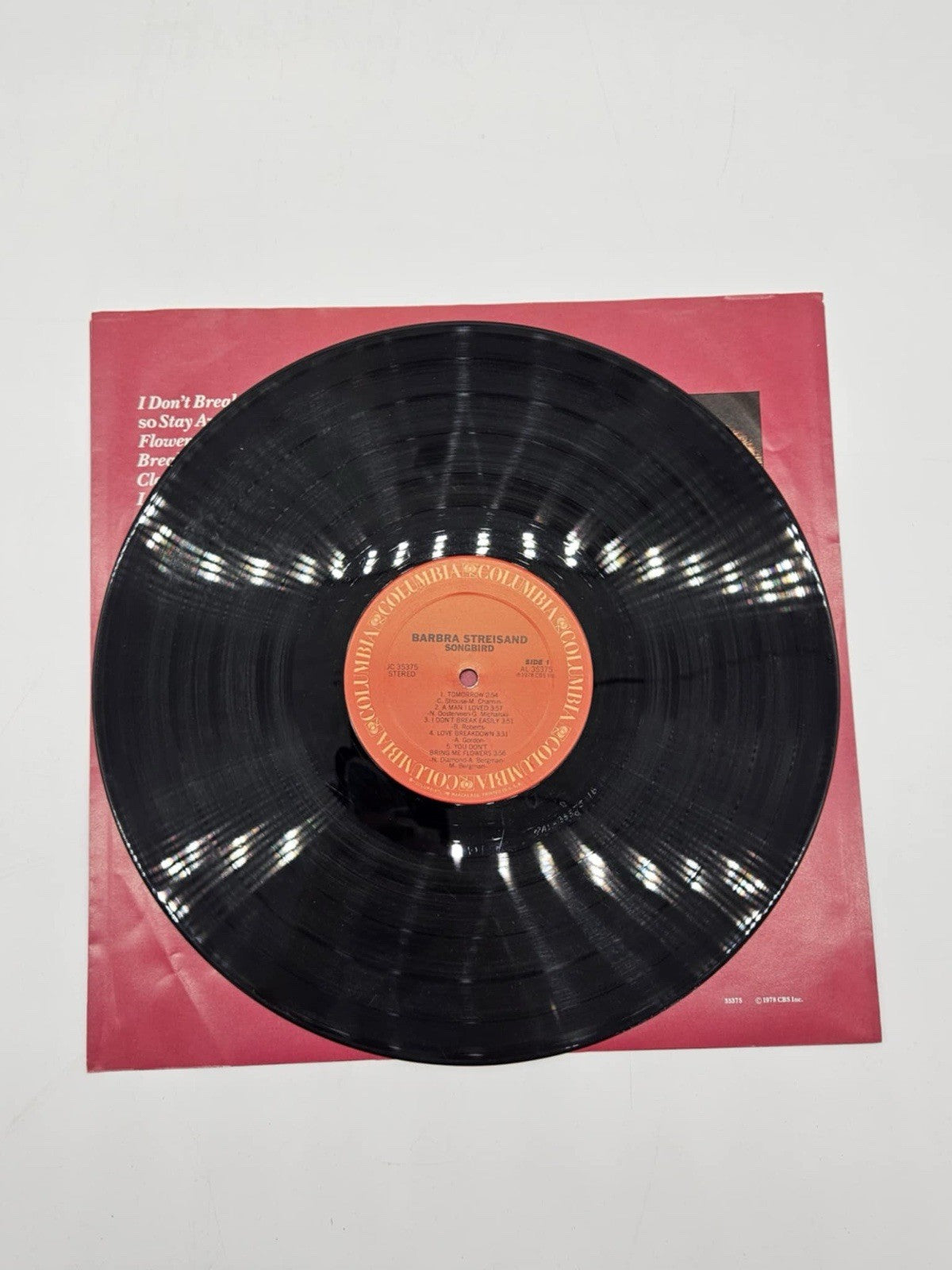 Barbra Streisand – Songbird / Columbia – PC 35375 (1978) / VG+
