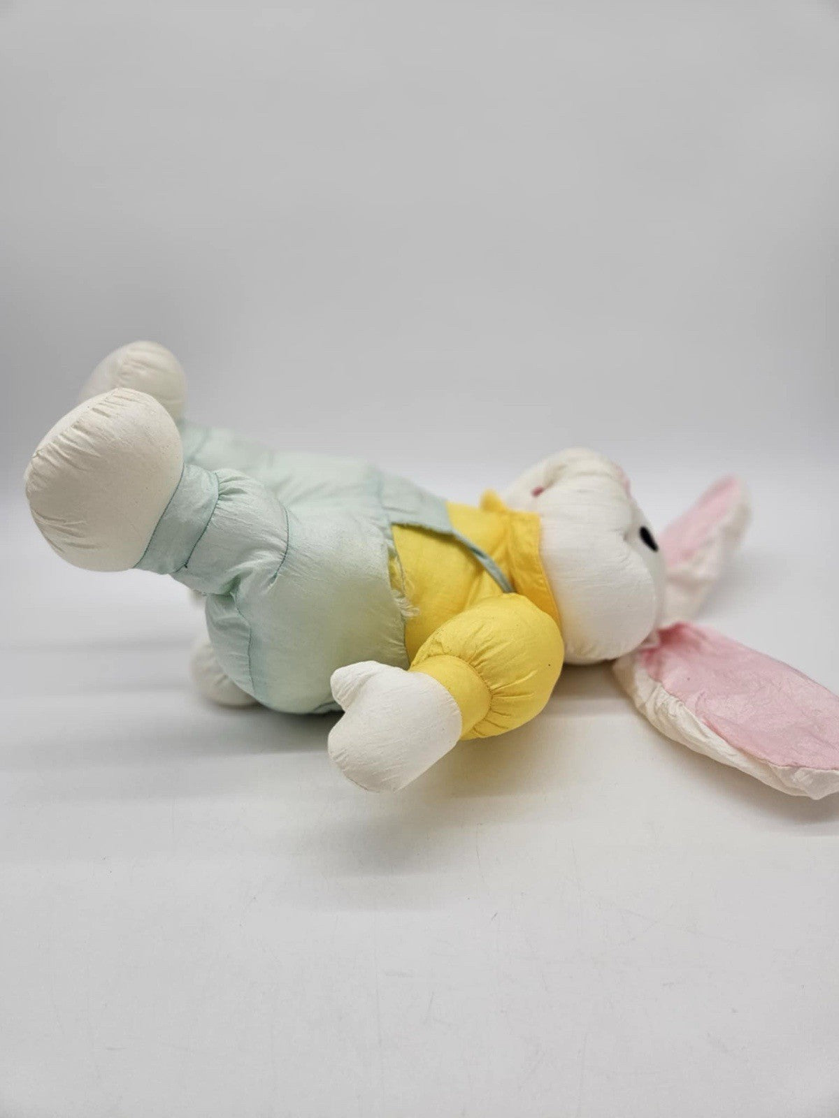 VTG International Silver Co. Parachute Bunny Rabbit Nylon Plush Stuffed Animal