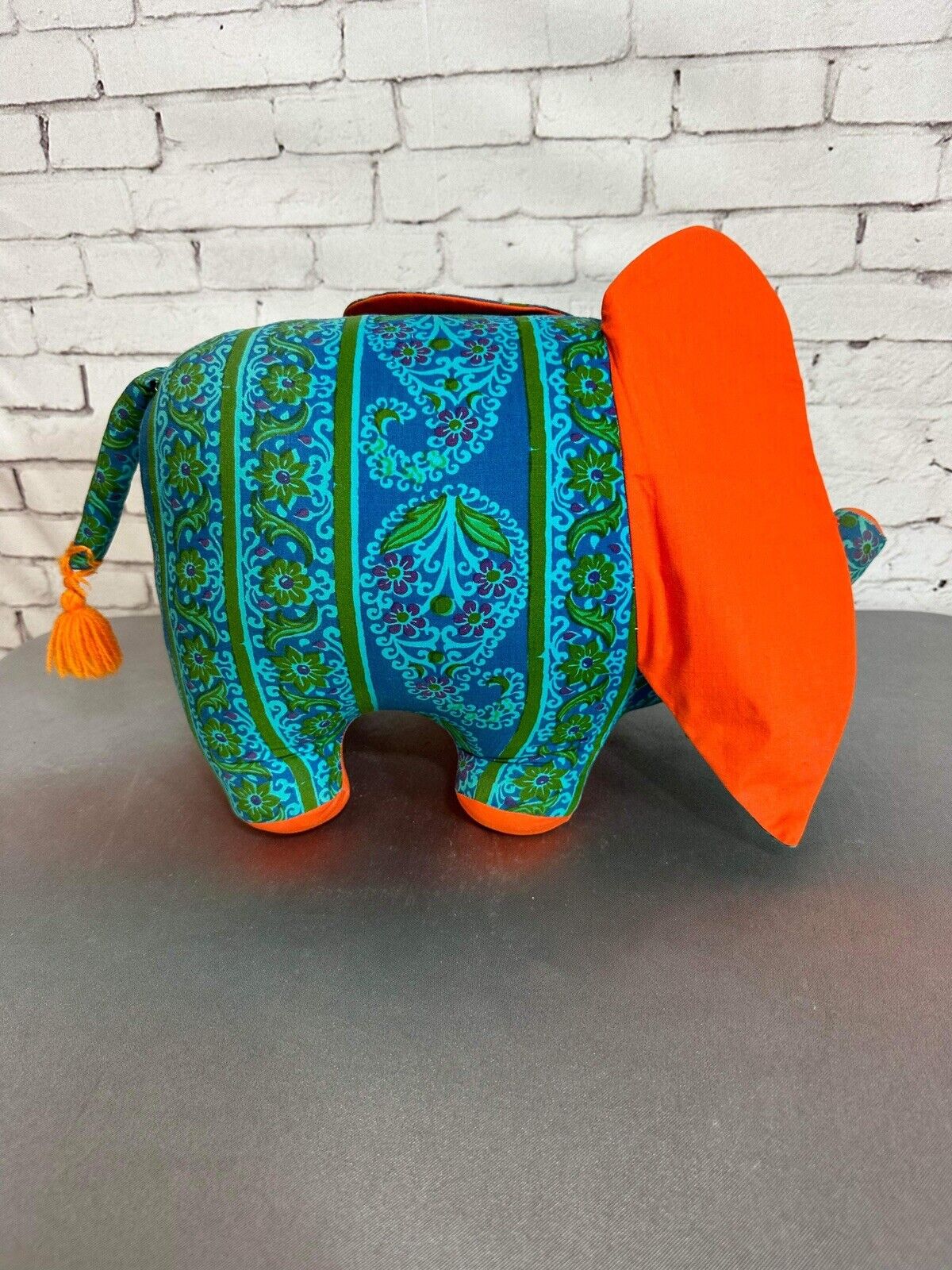 Design By Thai Colorful Made By Hand In Thailand Plush Elephant QCC MISC
