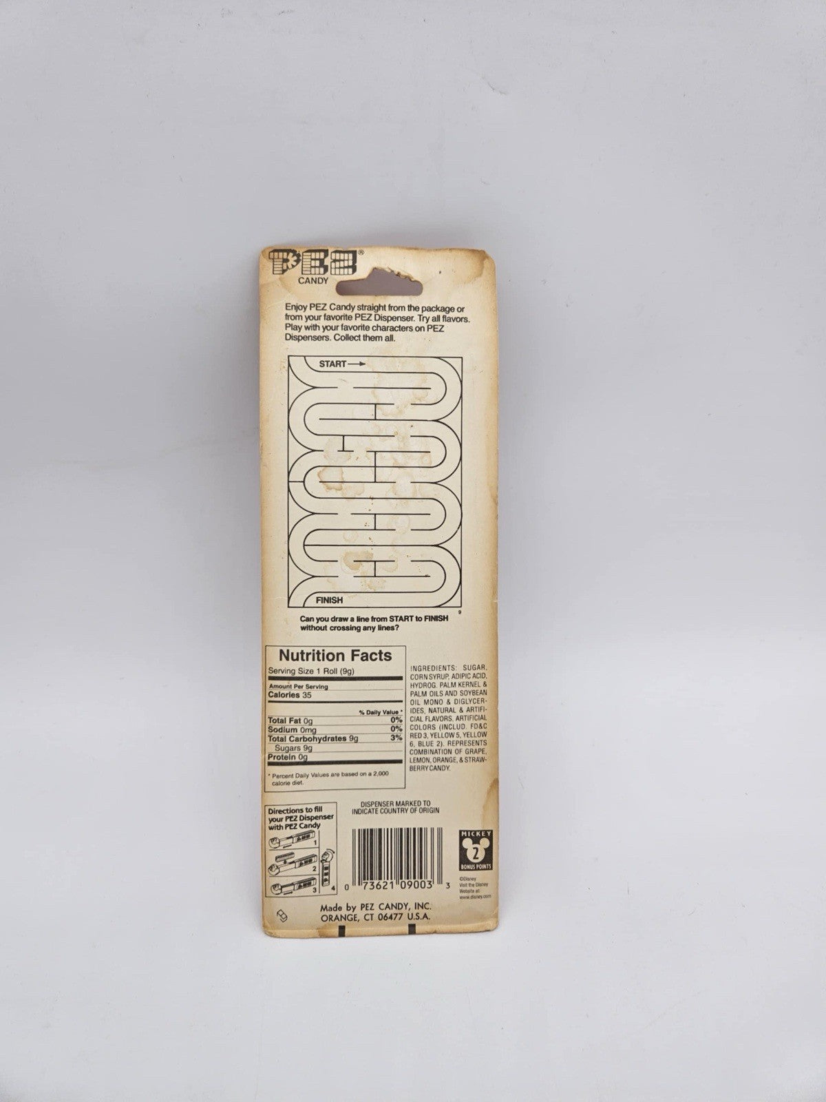 Disney's Mickey Mouse Pez Dispenser