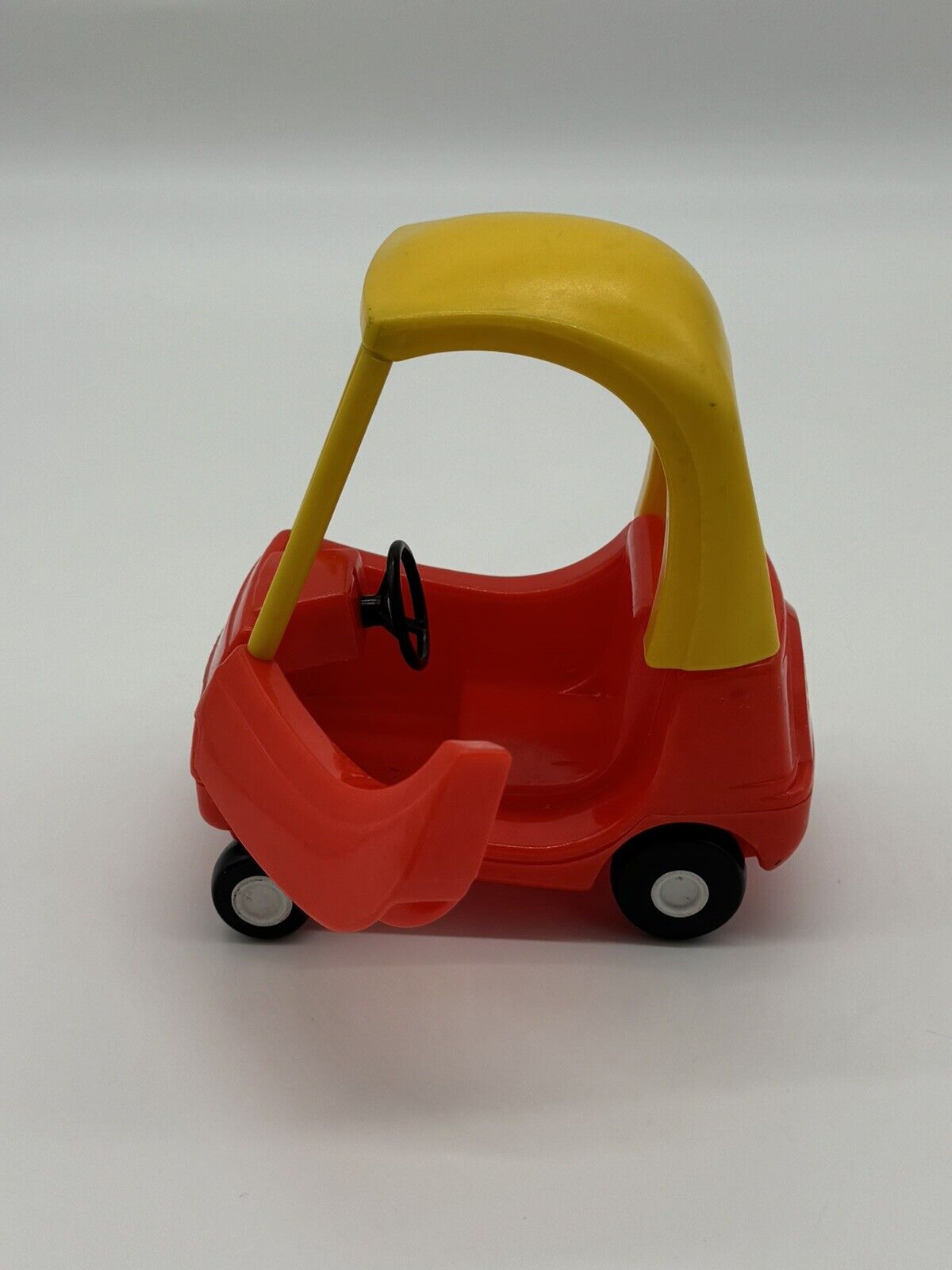 Little Tikes Dollhouse Cozy Coupe Miniature Vintage Mini Doll Car 6” VTY 005