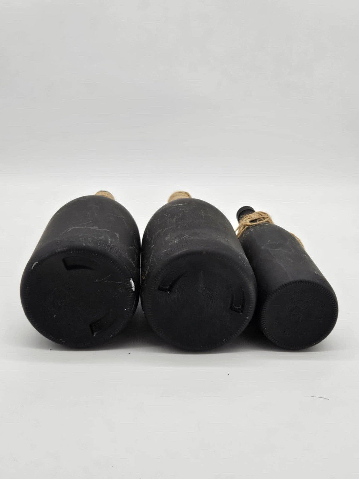 Decorative Custom Wine Bottles for Home - Set of 3