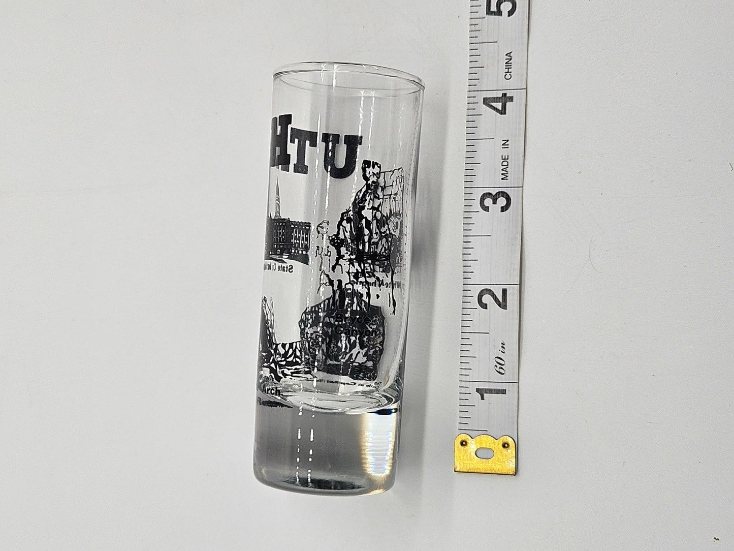 State of Utah Souvenir Shot Glass - Collectible Barware